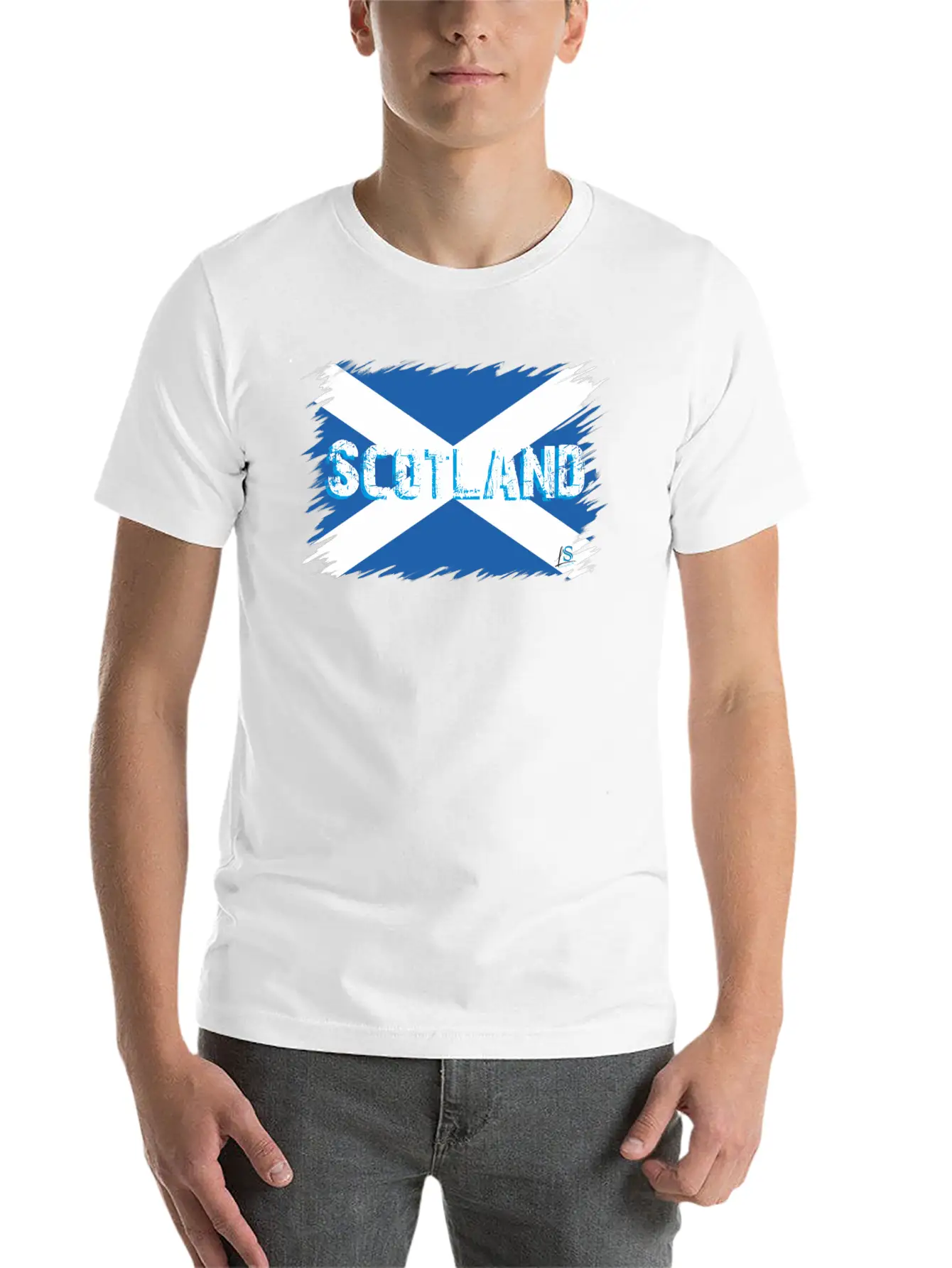 Scottish Flag 2 Timeless Short Sleeve Tee – Comfy And Minimalist Design