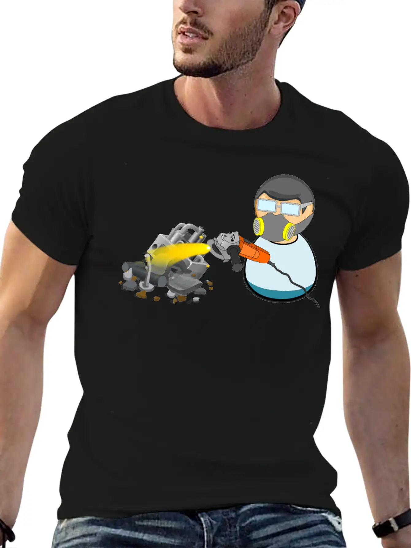 Scrapyard Worker Stylish Everyday T-Shirt – Unisex Basic Cotton Tee
