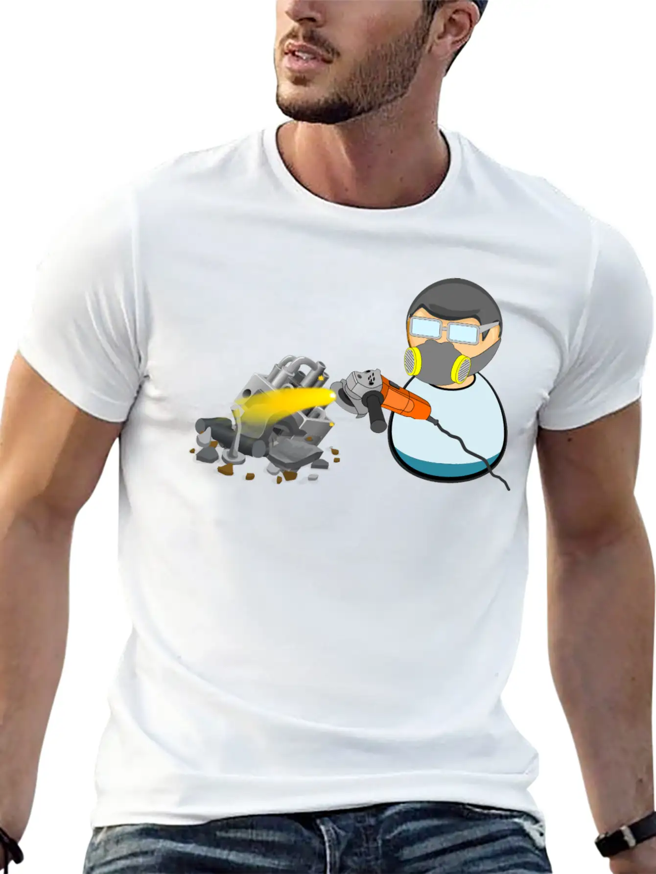 Scrapyard Worker Stylish Everyday T-Shirt – Unisex Basic Cotton Tee