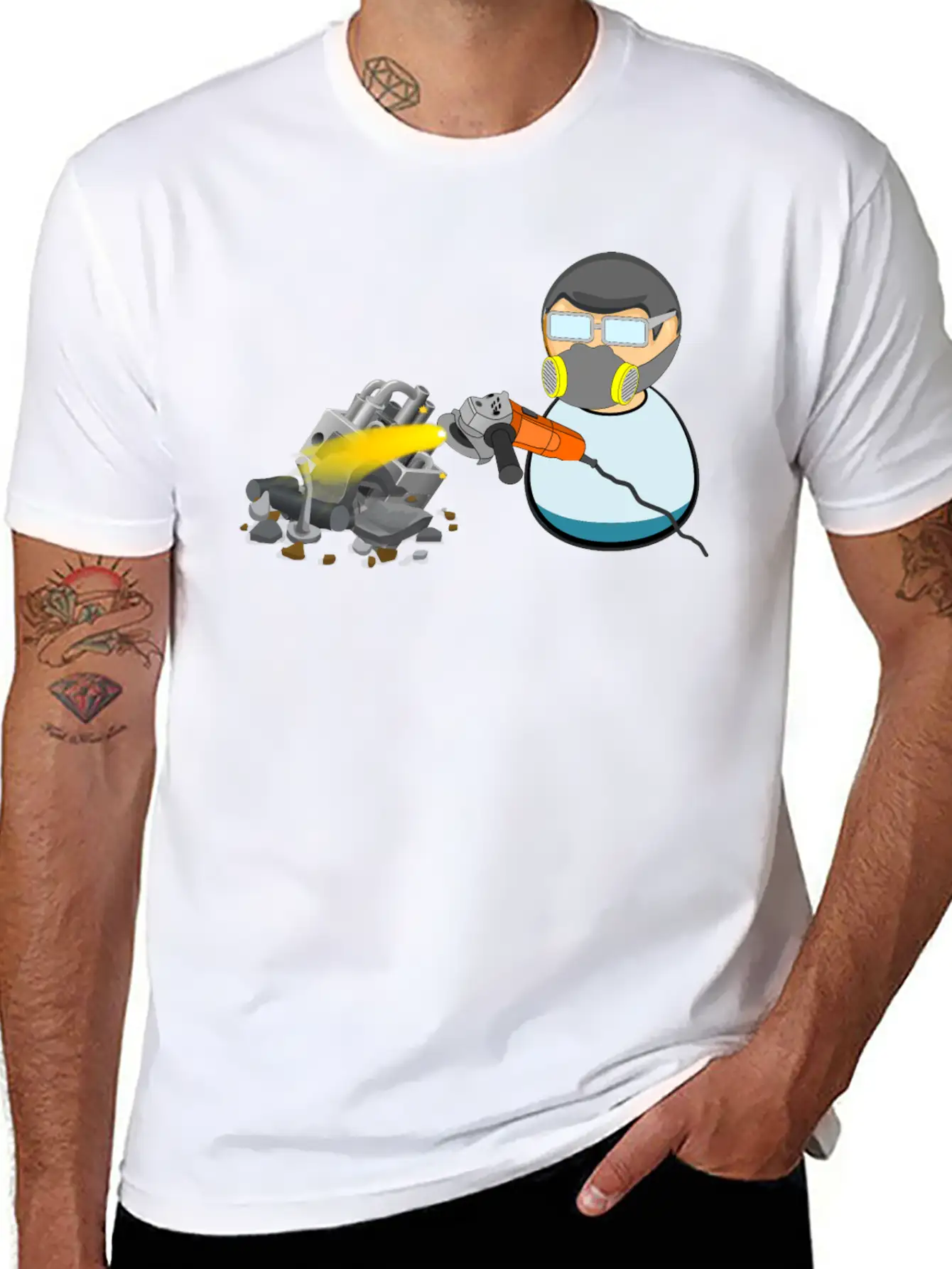 Scrapyard Worker Stylish Everyday T-Shirt – Unisex Basic Cotton Tee