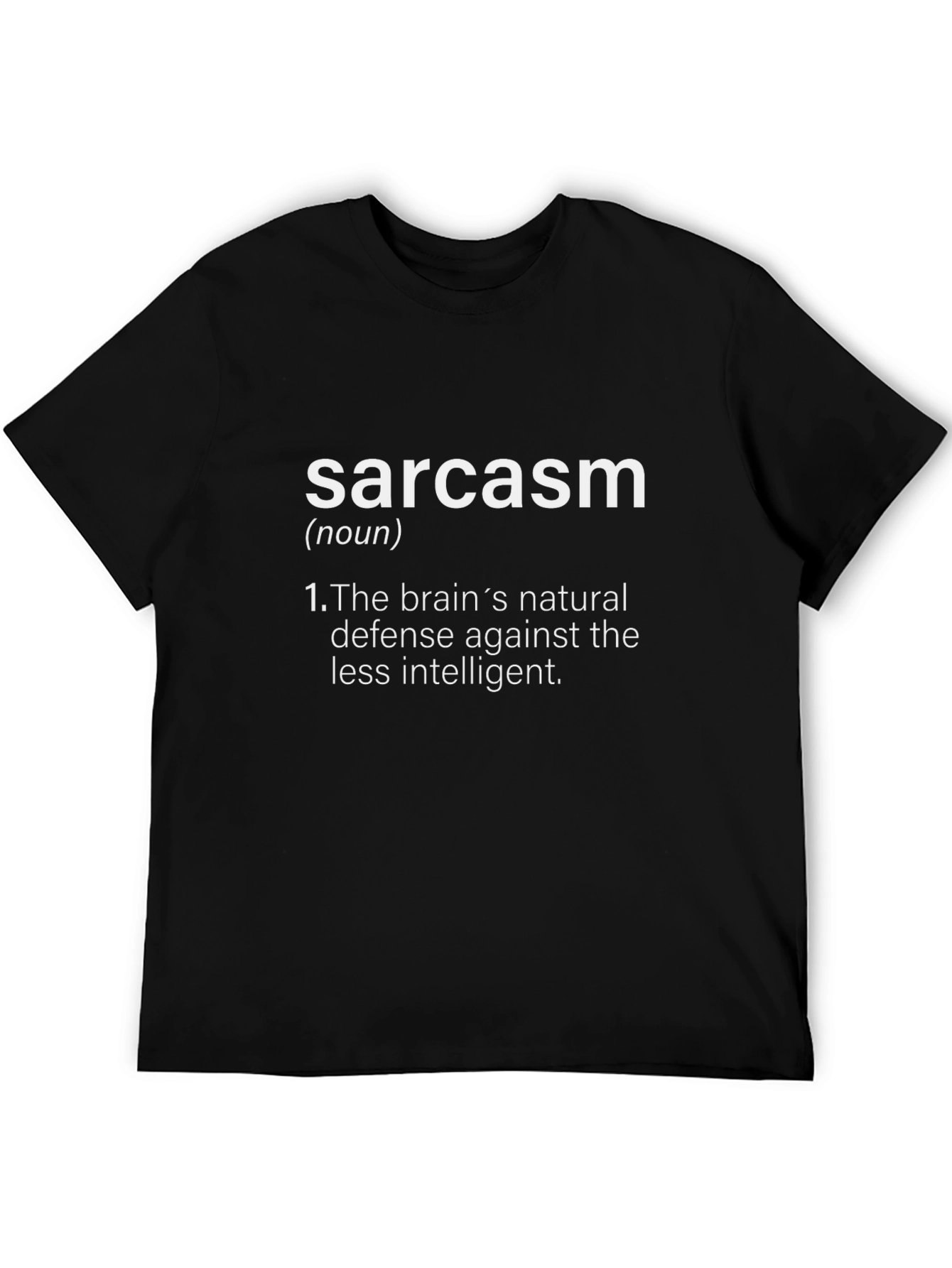 Sarcasm Definition Black T-Shirt