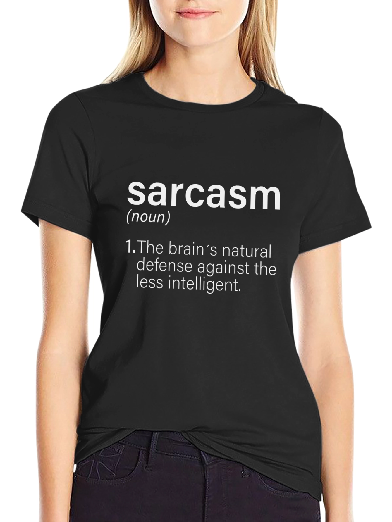 Sarcasm Definition Black T-Shirt