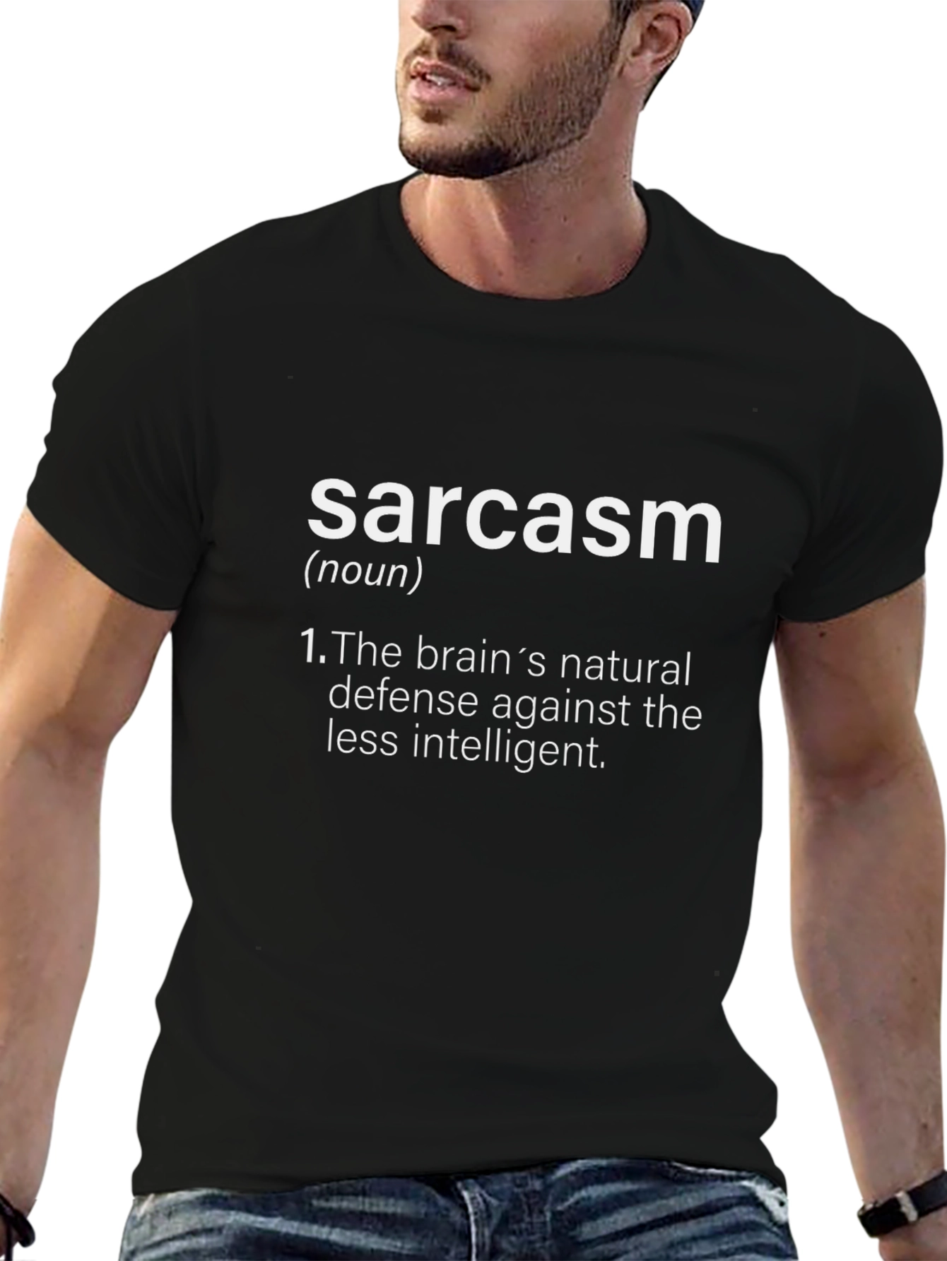 Sarcasm Definition Black T-Shirt
