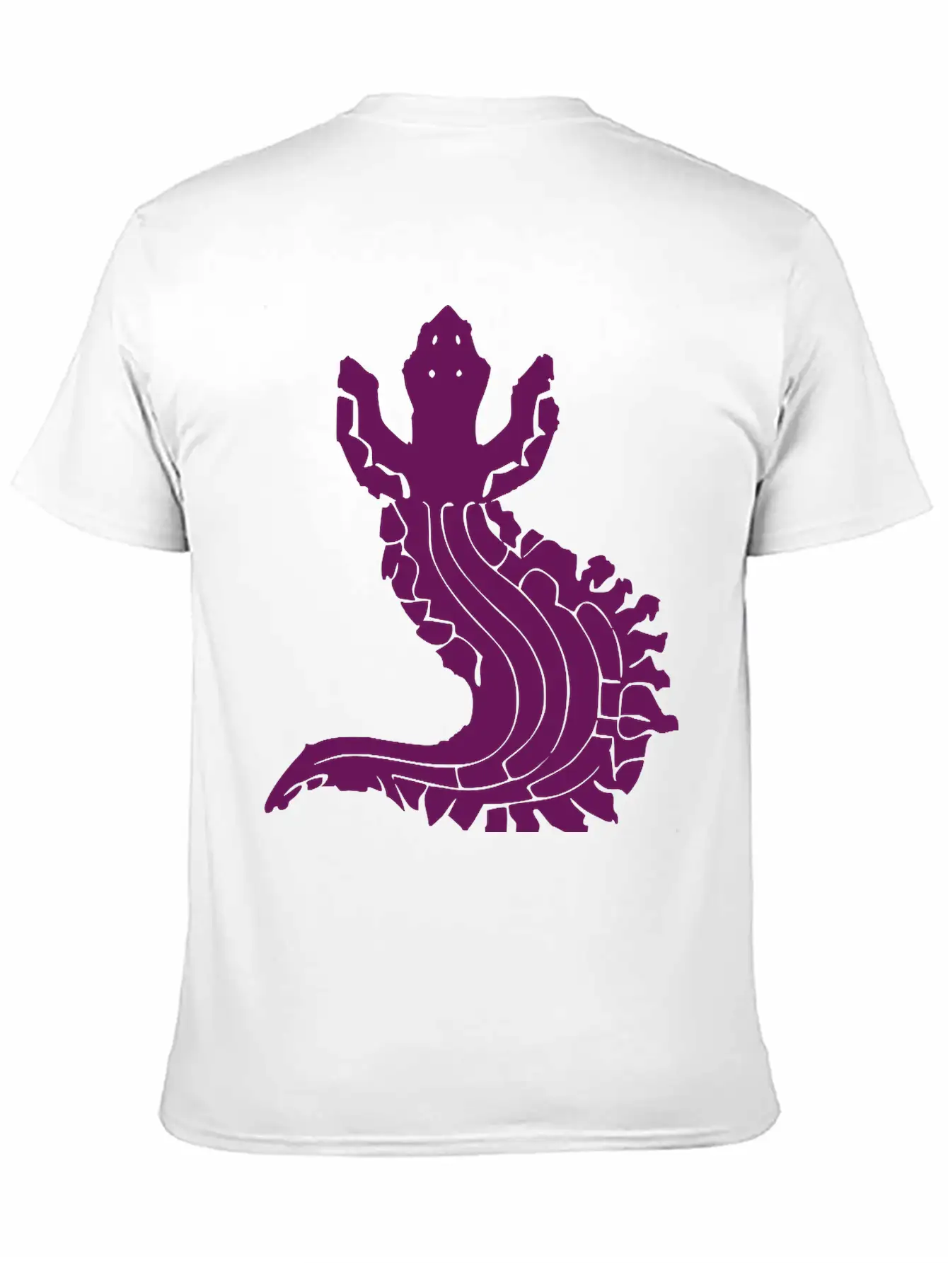 Sea Serpent Tribal Art Vector Unisex Short Sleeve Soft Cotton T-Shirt – Casual Everyday Wear