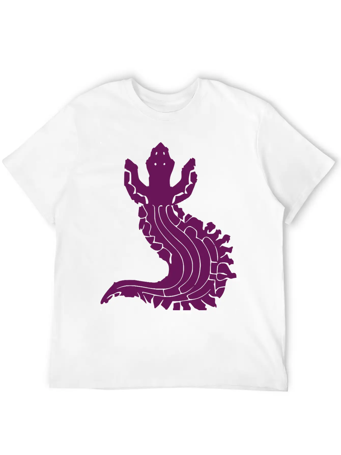 Sea Serpent Tribal Art Vector Unisex Short Sleeve Soft Cotton T-Shirt – Casual Everyday Wear
