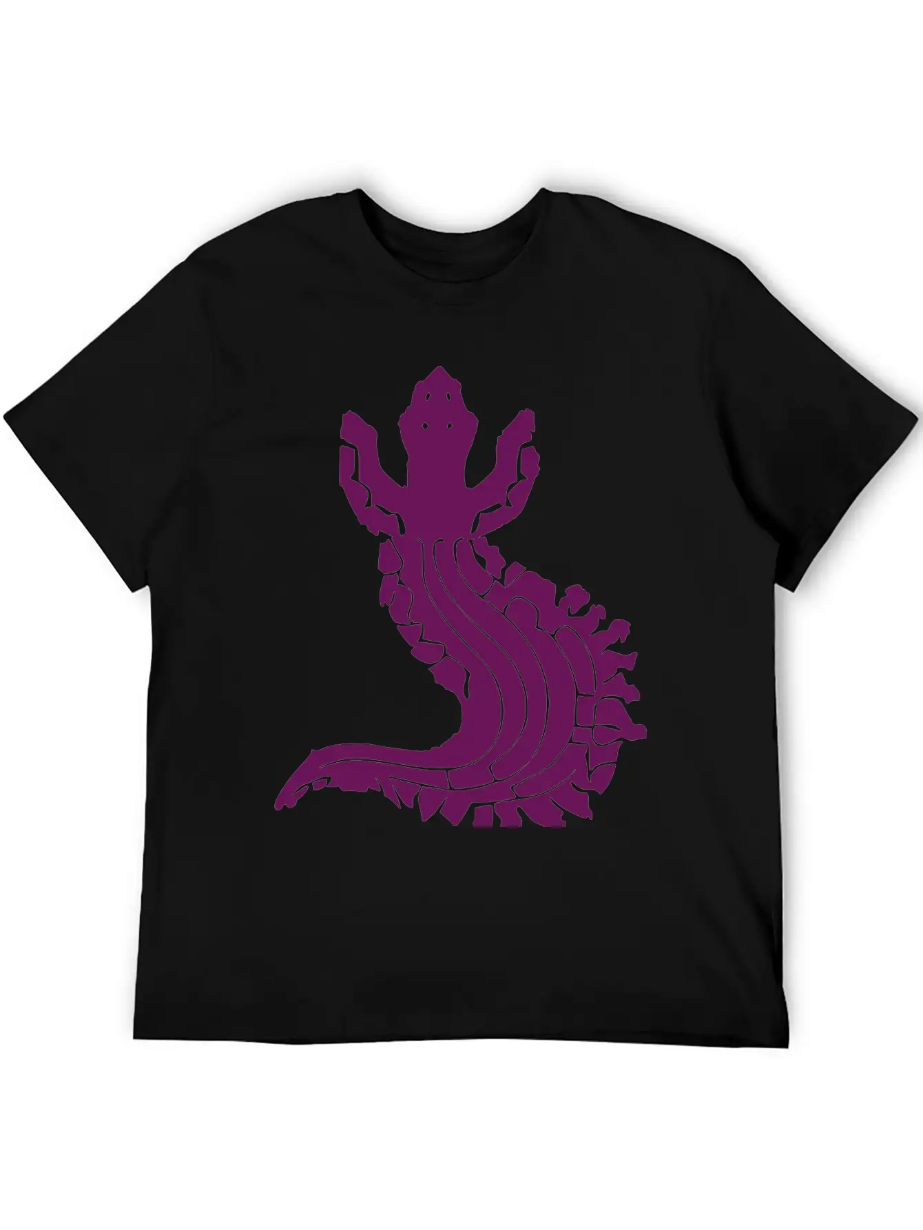 Sea Serpent Tribal Art Vector Unisex Short Sleeve Soft Cotton T-Shirt – Casual Everyday Wear