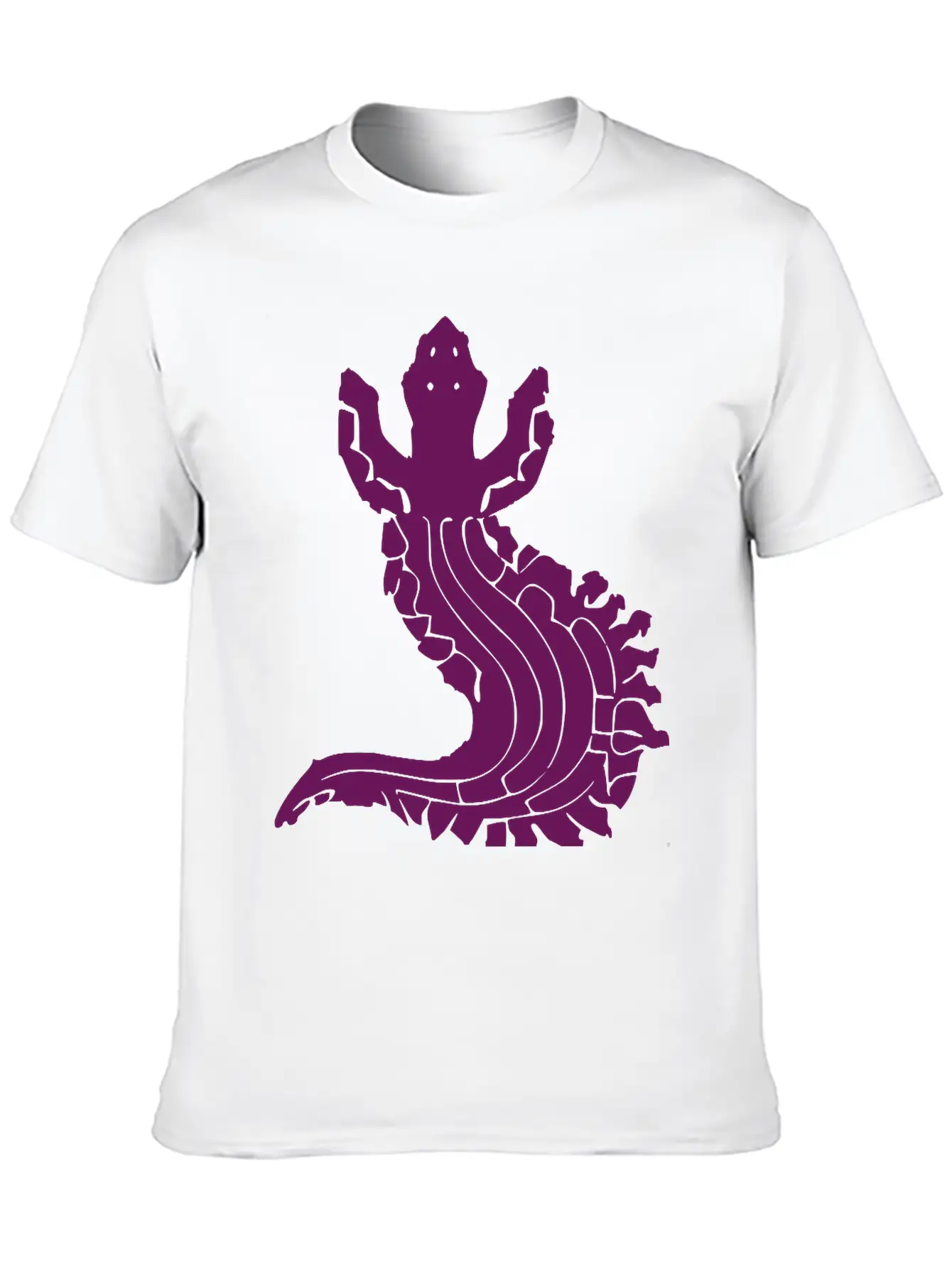 Sea Serpent Tribal Art Vector Unisex Short Sleeve Soft Cotton T-Shirt – Casual Everyday Wear
