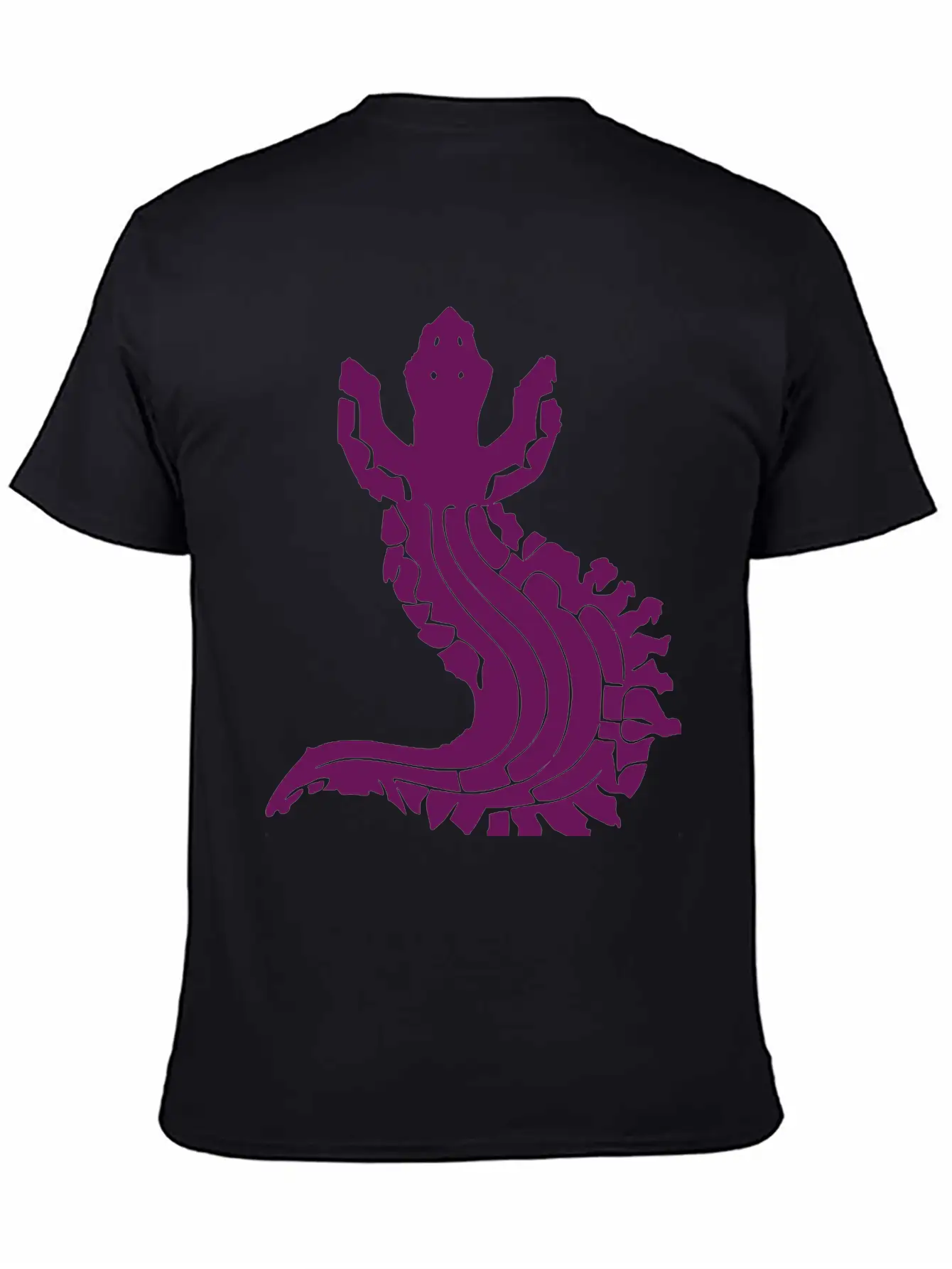 Sea Serpent Tribal Art Vector Unisex Short Sleeve Soft Cotton T-Shirt – Casual Everyday Wear