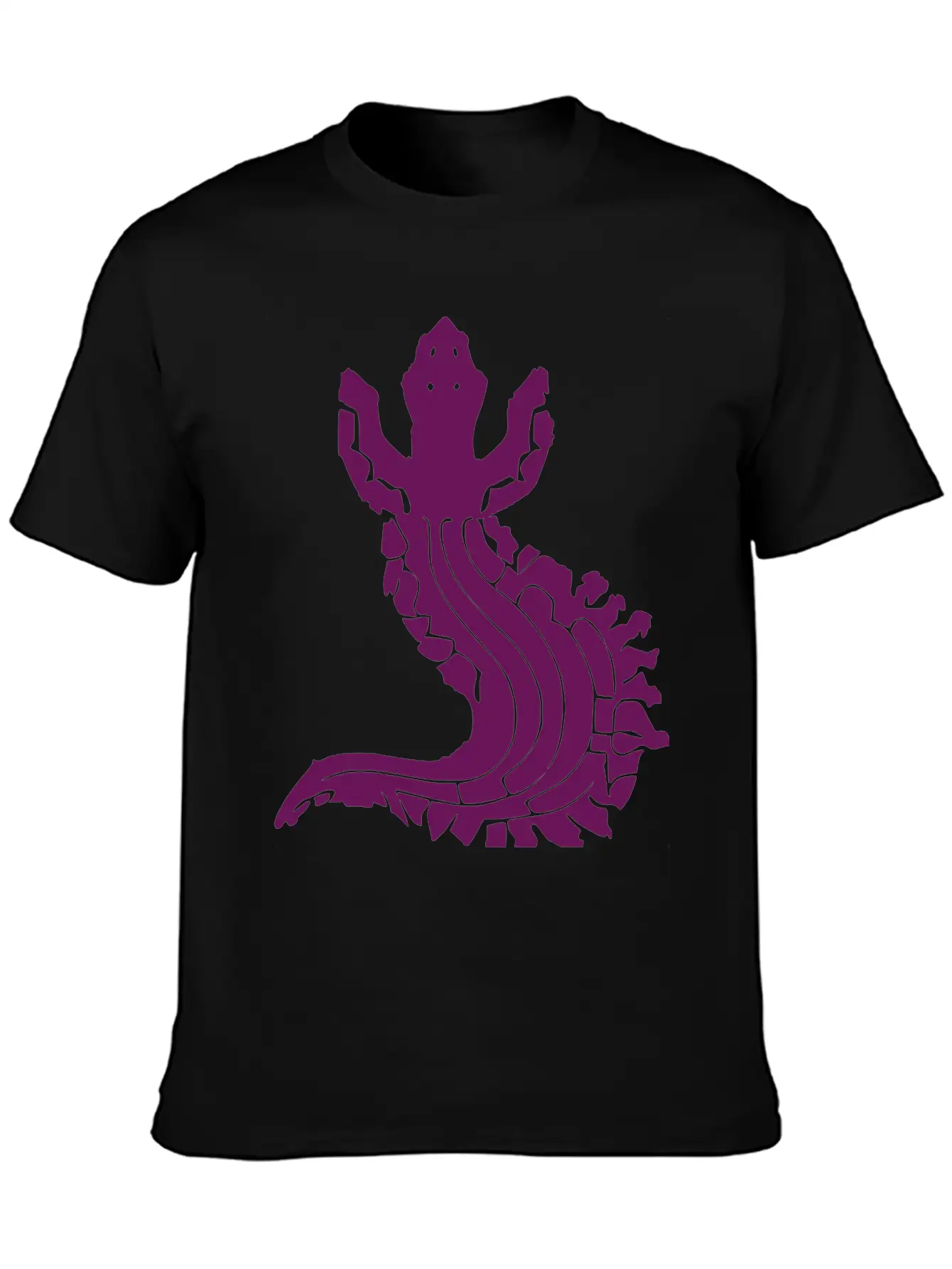 Sea Serpent Tribal Art Vector Unisex Short Sleeve Soft Cotton T-Shirt – Casual Everyday Wear