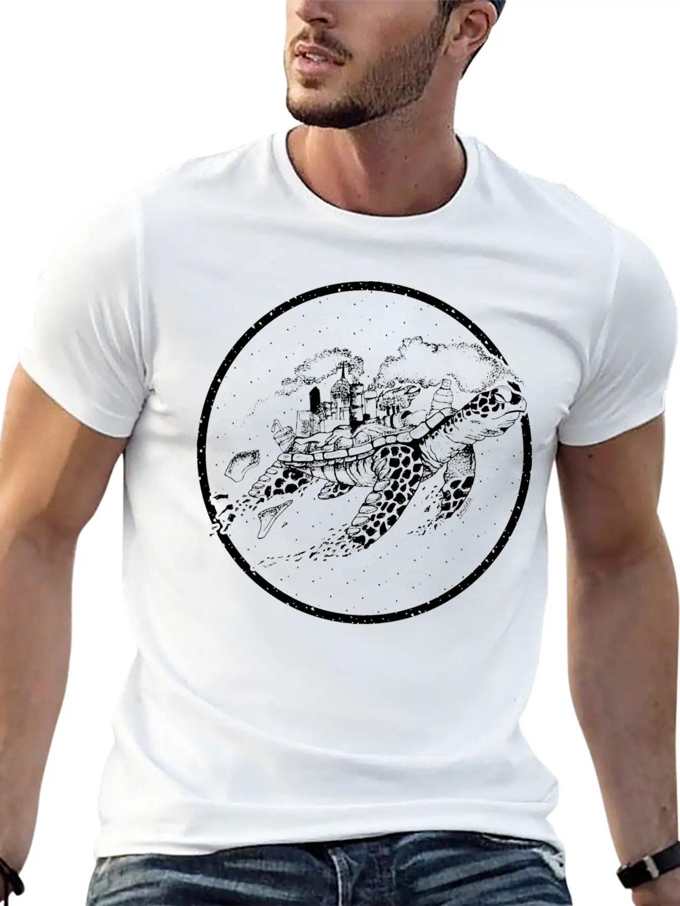 Sea Turtle Protect Turtles And Ocean And Tortoise Basic Graphic T-Shirt – Daily Comfort In Soft Cotton