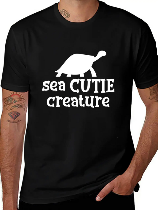 Sea Turtle Unisex Short Sleeve Soft Cotton T-Shirt – Casual Everyday Wear
