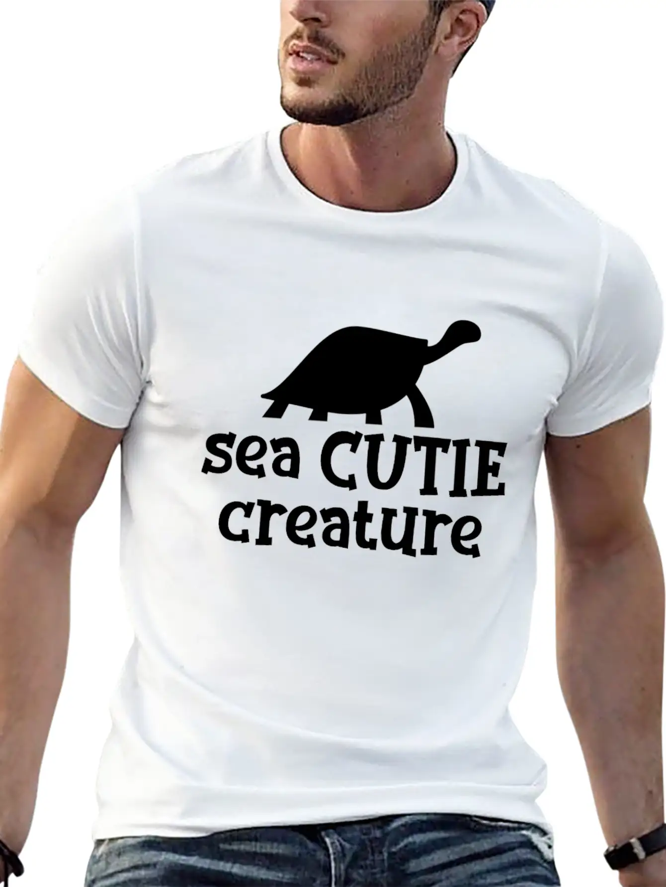 Sea Turtle Unisex Short Sleeve Soft Cotton T-Shirt – Casual Everyday Wear