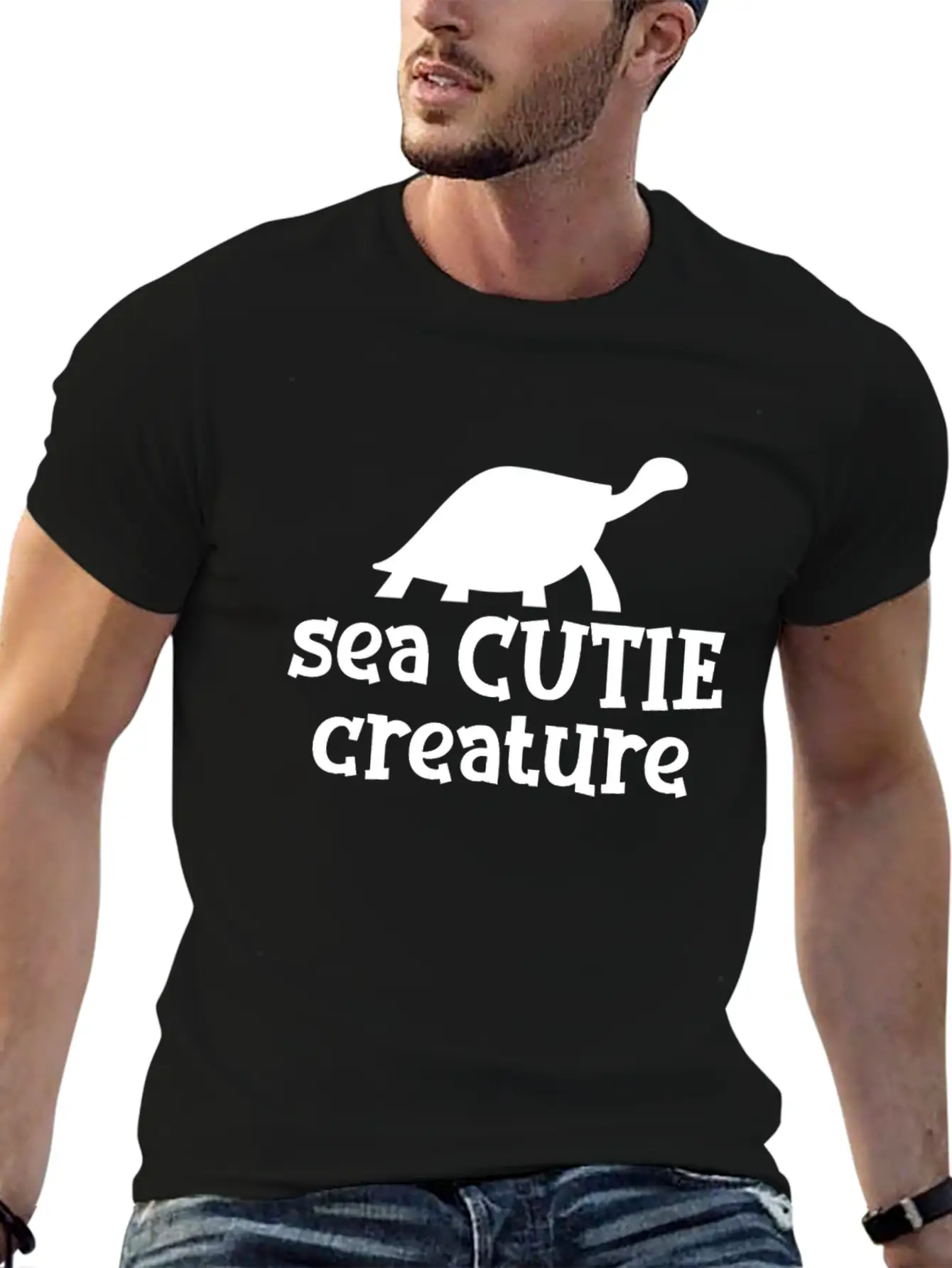 Sea Turtle Unisex Short Sleeve Soft Cotton T-Shirt – Casual Everyday Wear