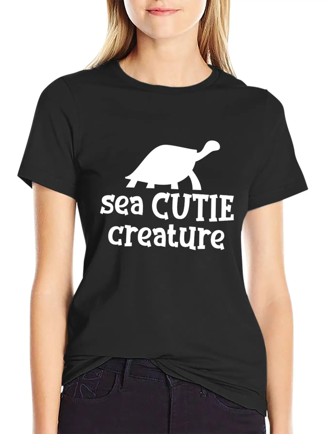 Sea Turtle Unisex Short Sleeve Soft Cotton T-Shirt – Casual Everyday Wear