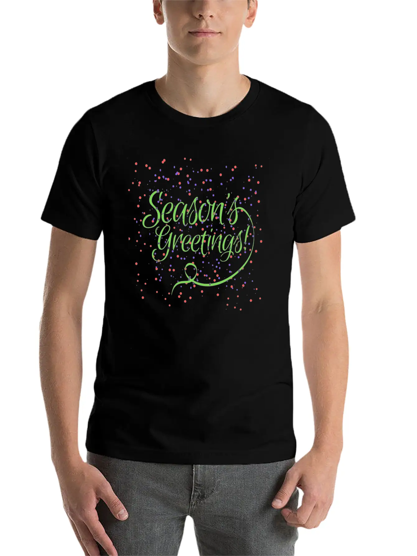 Seasons Greetings Essential Unisex Summer Tee – Soft Cotton Casual Fit