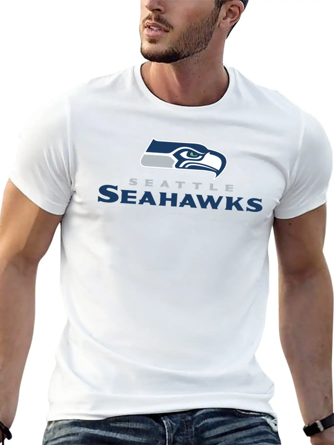 SeattleSeahawks Basic Graphic T-Shirt – Daily Comfort In Soft Cotton