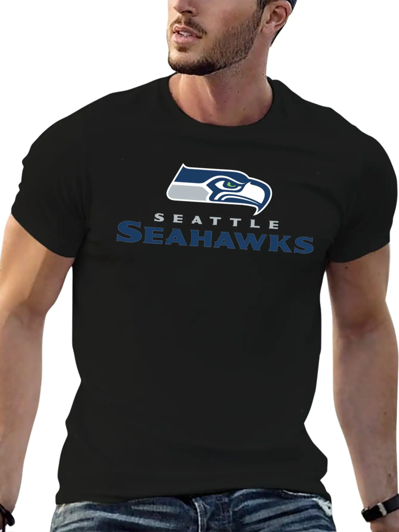 SeattleSeahawks Basic Graphic T-Shirt – Daily Comfort In Soft Cotton