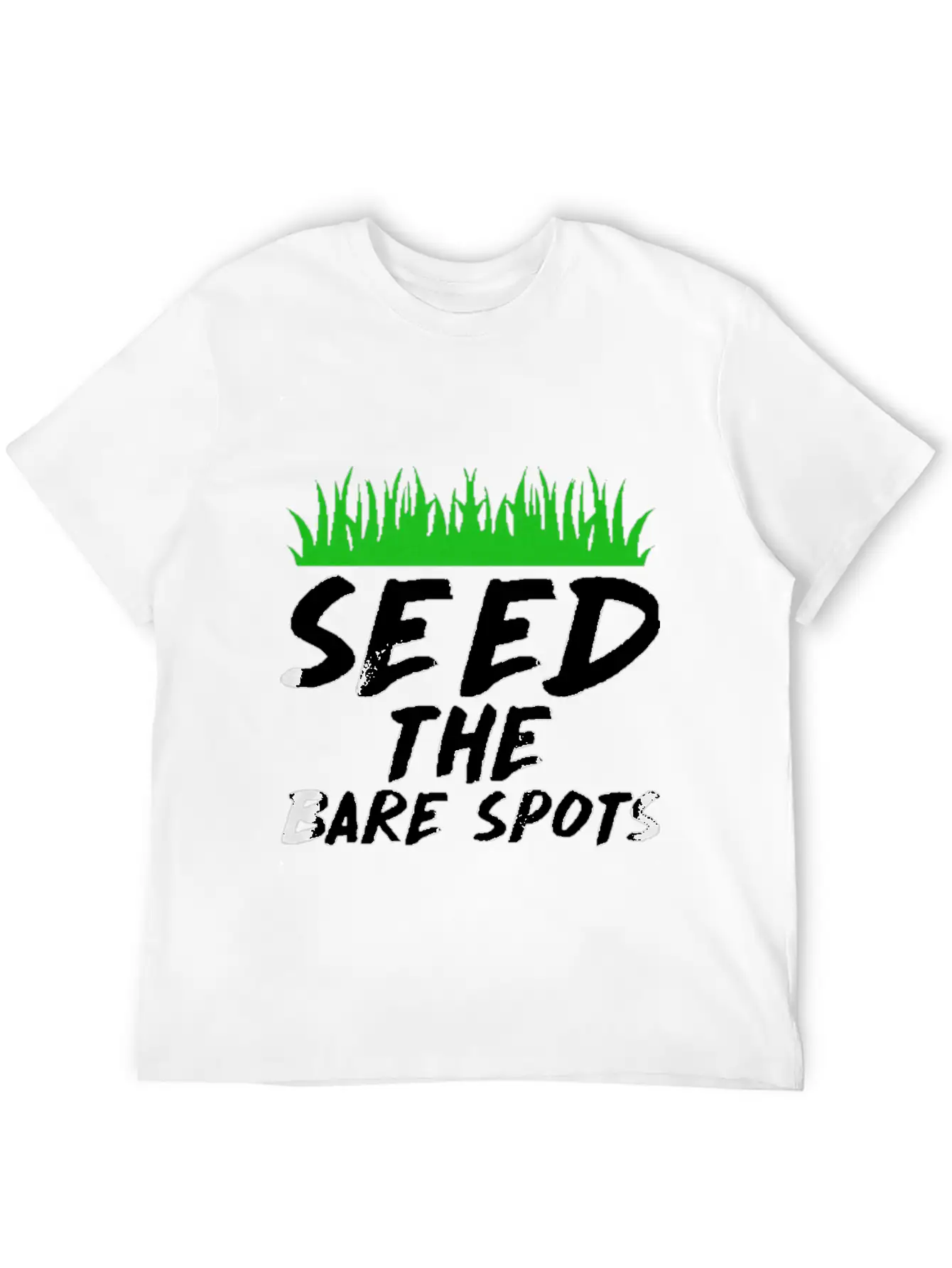Seed The Bare Spots Gardening T Shirt Unisex Short Sleeve Soft Cotton T-Shirt – Casual Everyday Wear