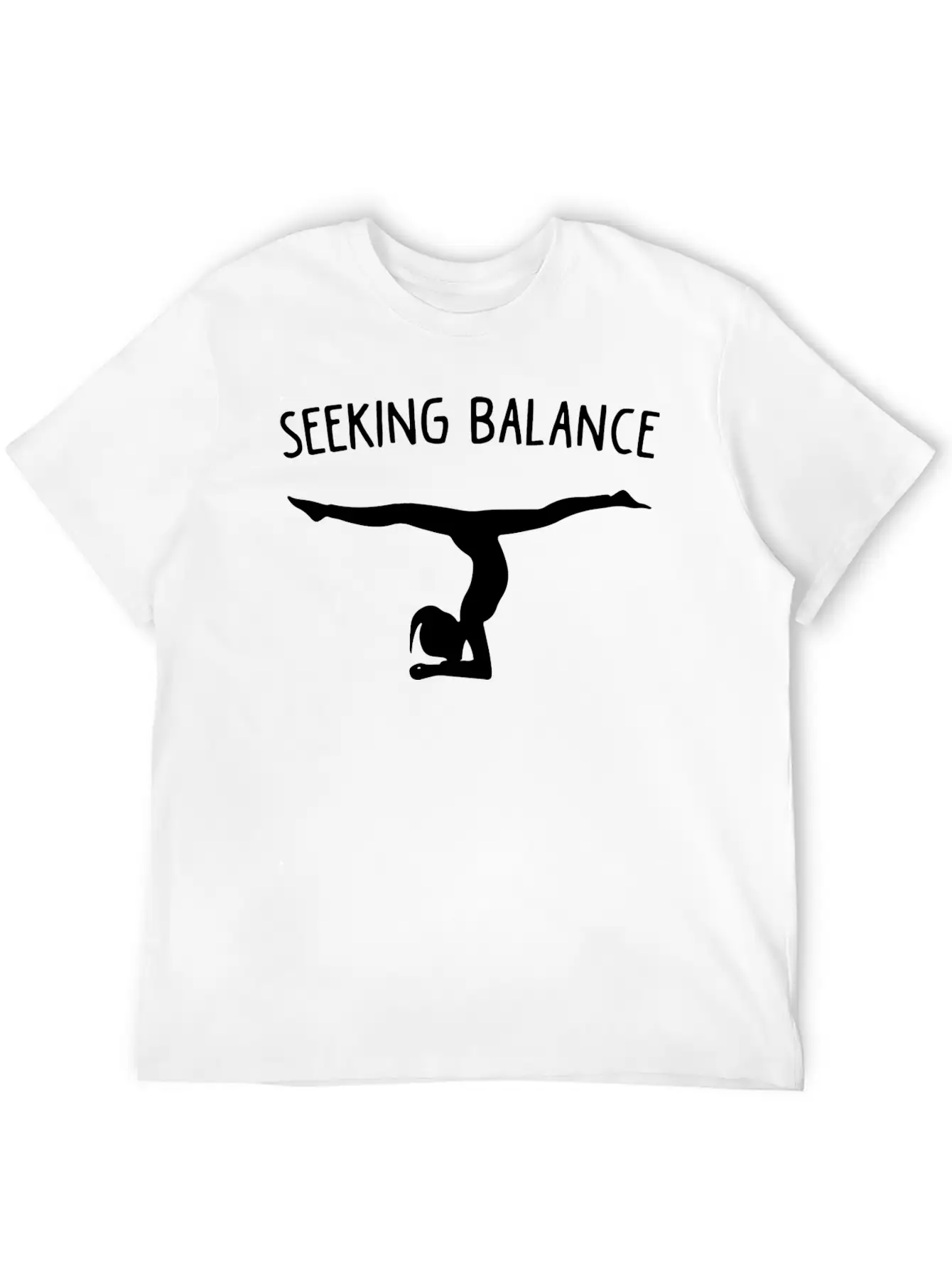 Seeking Balance Unisex Short Sleeve Soft Cotton T-Shirt – Casual Everyday Wear
