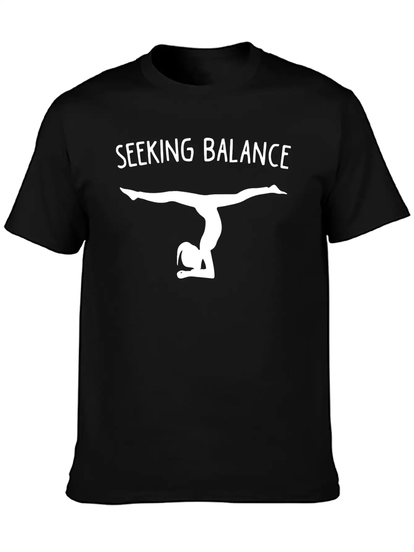Seeking Balance Unisex Short Sleeve Soft Cotton T-Shirt – Casual Everyday Wear