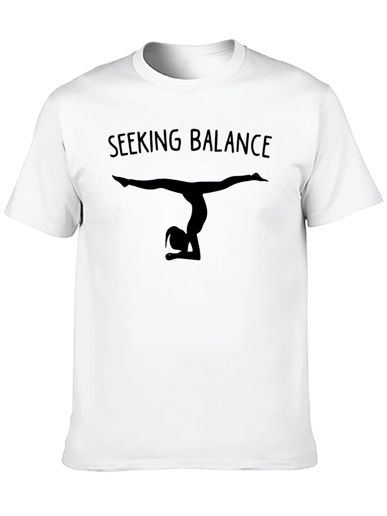 Seeking Balance Unisex Short Sleeve Soft Cotton T-Shirt – Casual Everyday Wear