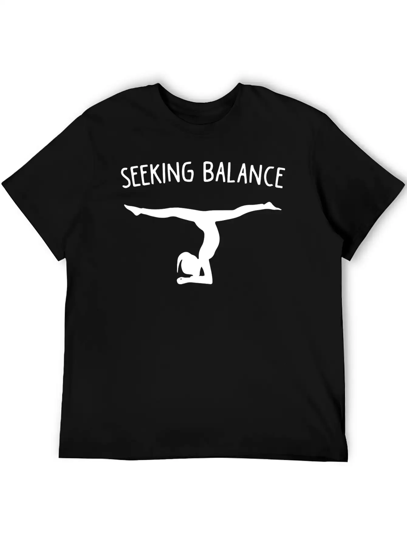 Seeking Balance Unisex Short Sleeve Soft Cotton T-Shirt – Casual Everyday Wear