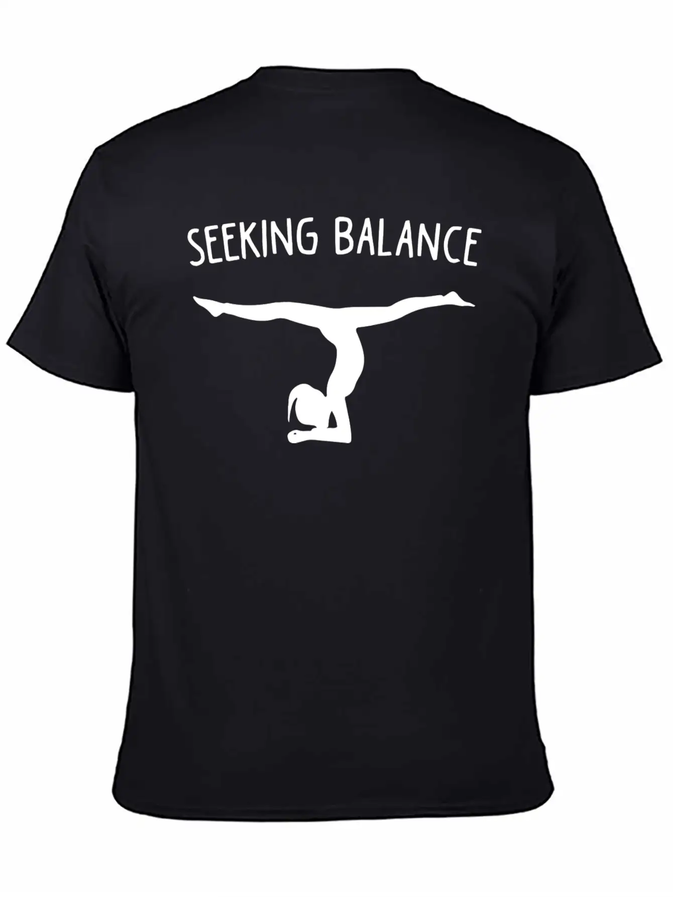 Seeking Balance Unisex Short Sleeve Soft Cotton T-Shirt – Casual Everyday Wear