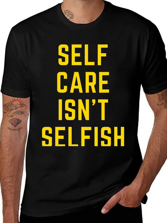 Self Care Essential Unisex Summer Tee – Soft Cotton Casual Fit
