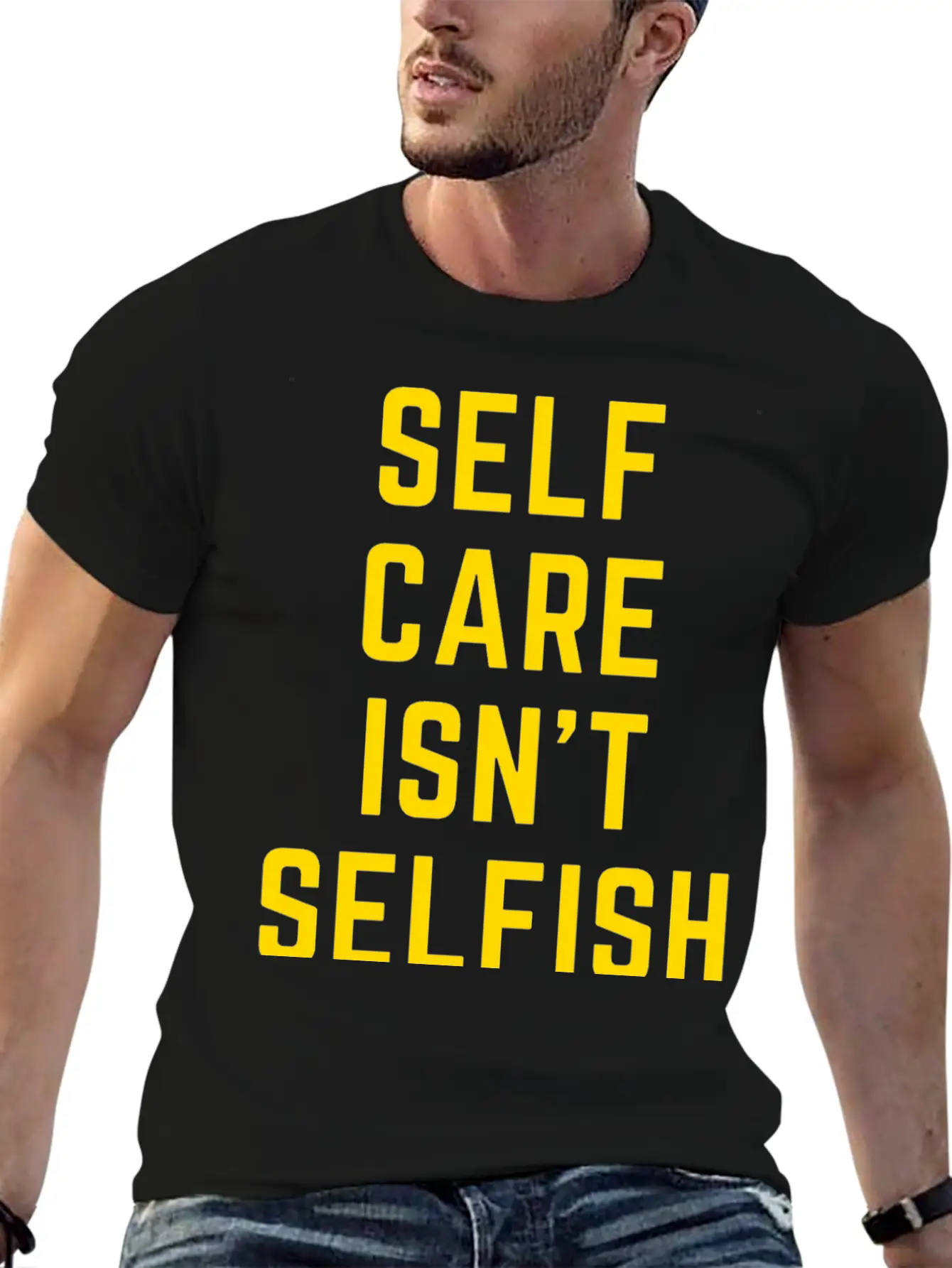Self Care Essential Unisex Summer Tee – Soft Cotton Casual Fit