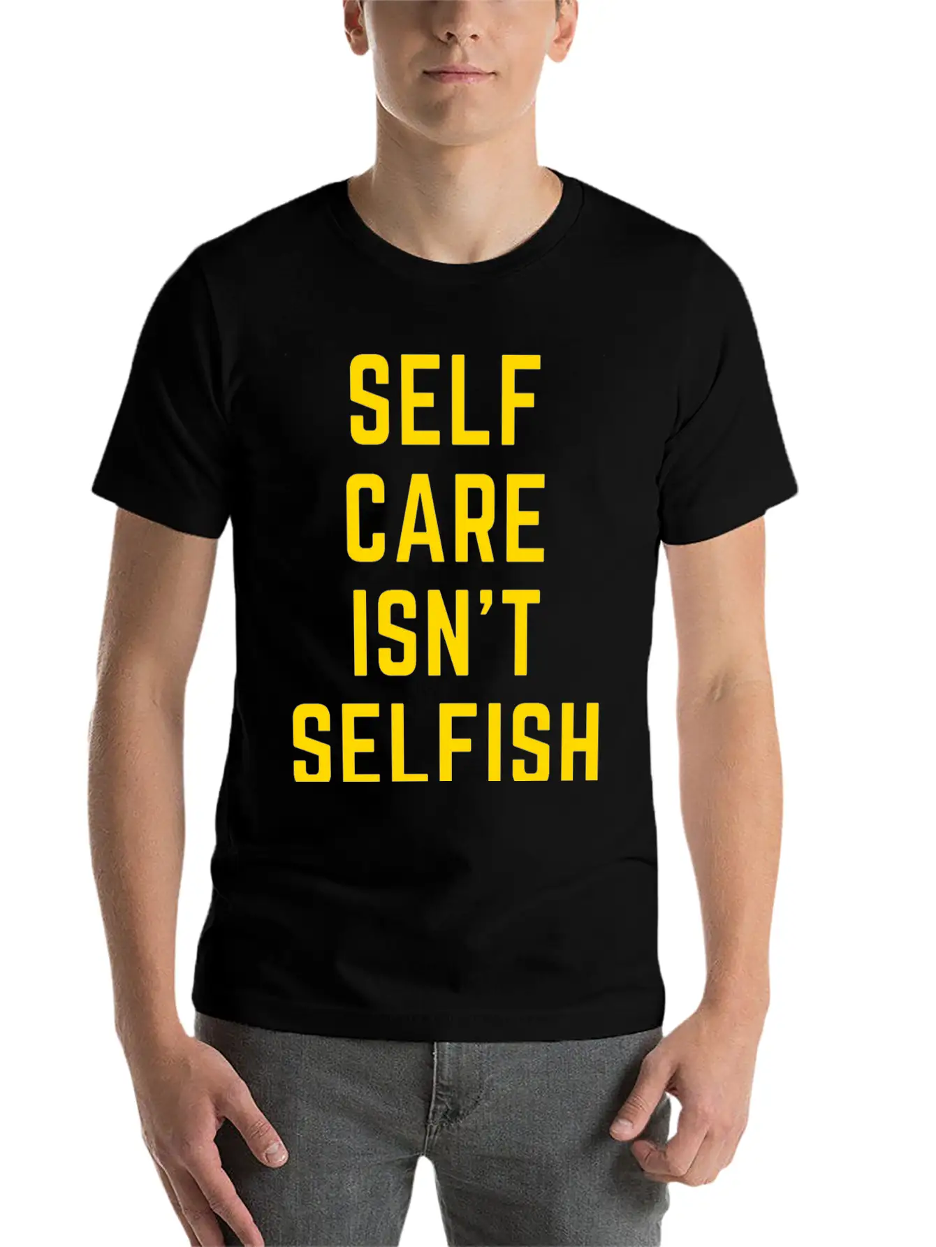 Self Care Essential Unisex Summer Tee – Soft Cotton Casual Fit