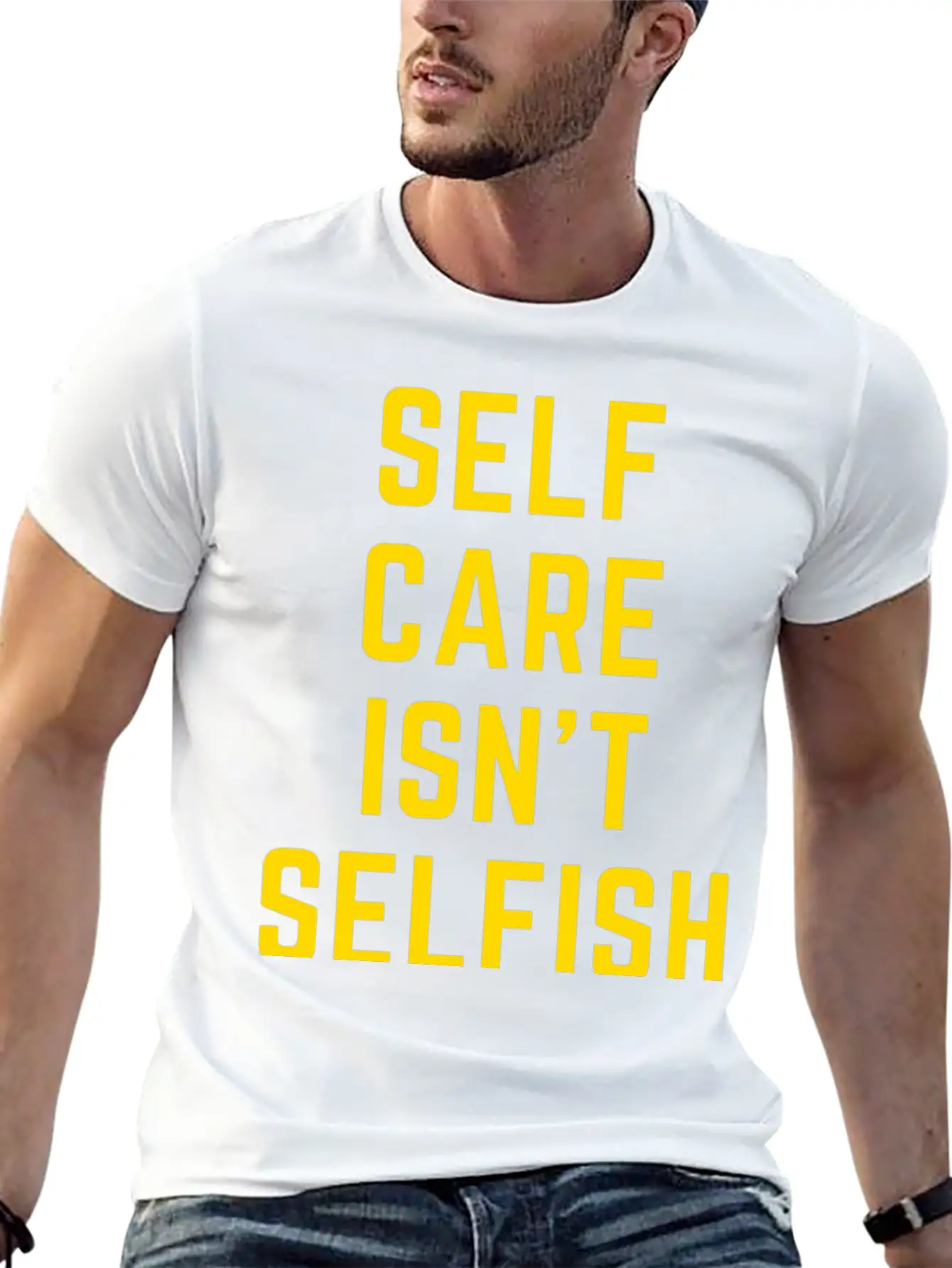 Self Care Essential Unisex Summer Tee – Soft Cotton Casual Fit