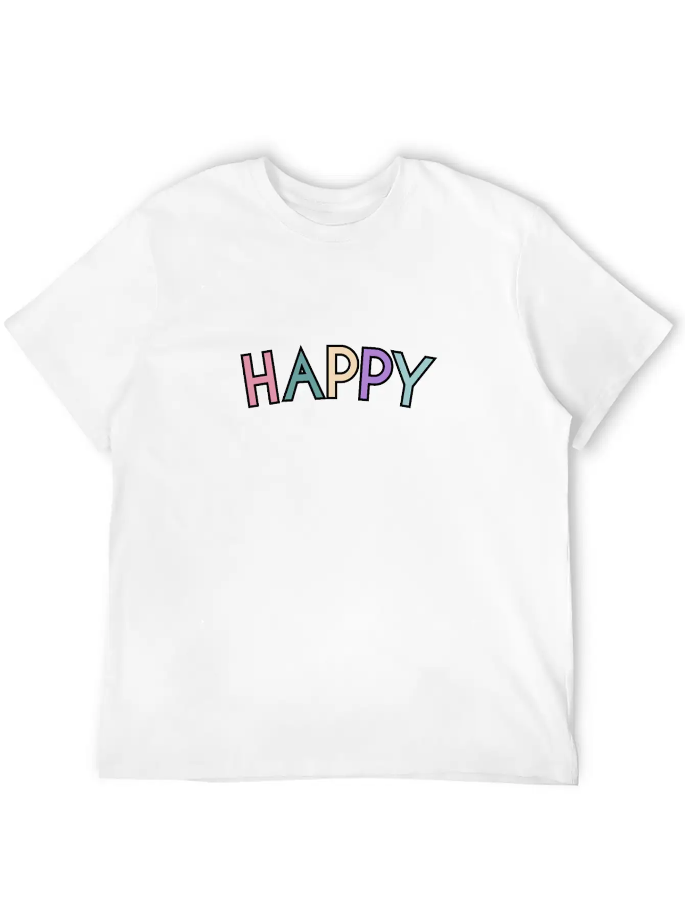 Self Care Happy Unisex Short Sleeve Soft Cotton T-Shirt – Casual Everyday Wear