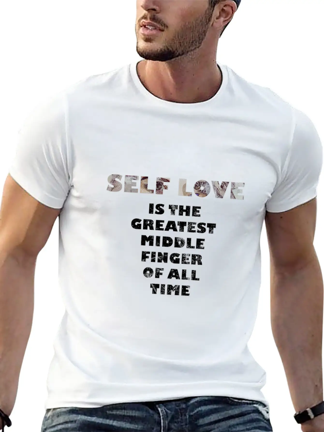 #Self-Love Timeless Short Sleeve Tee – Comfy And Minimalist Design