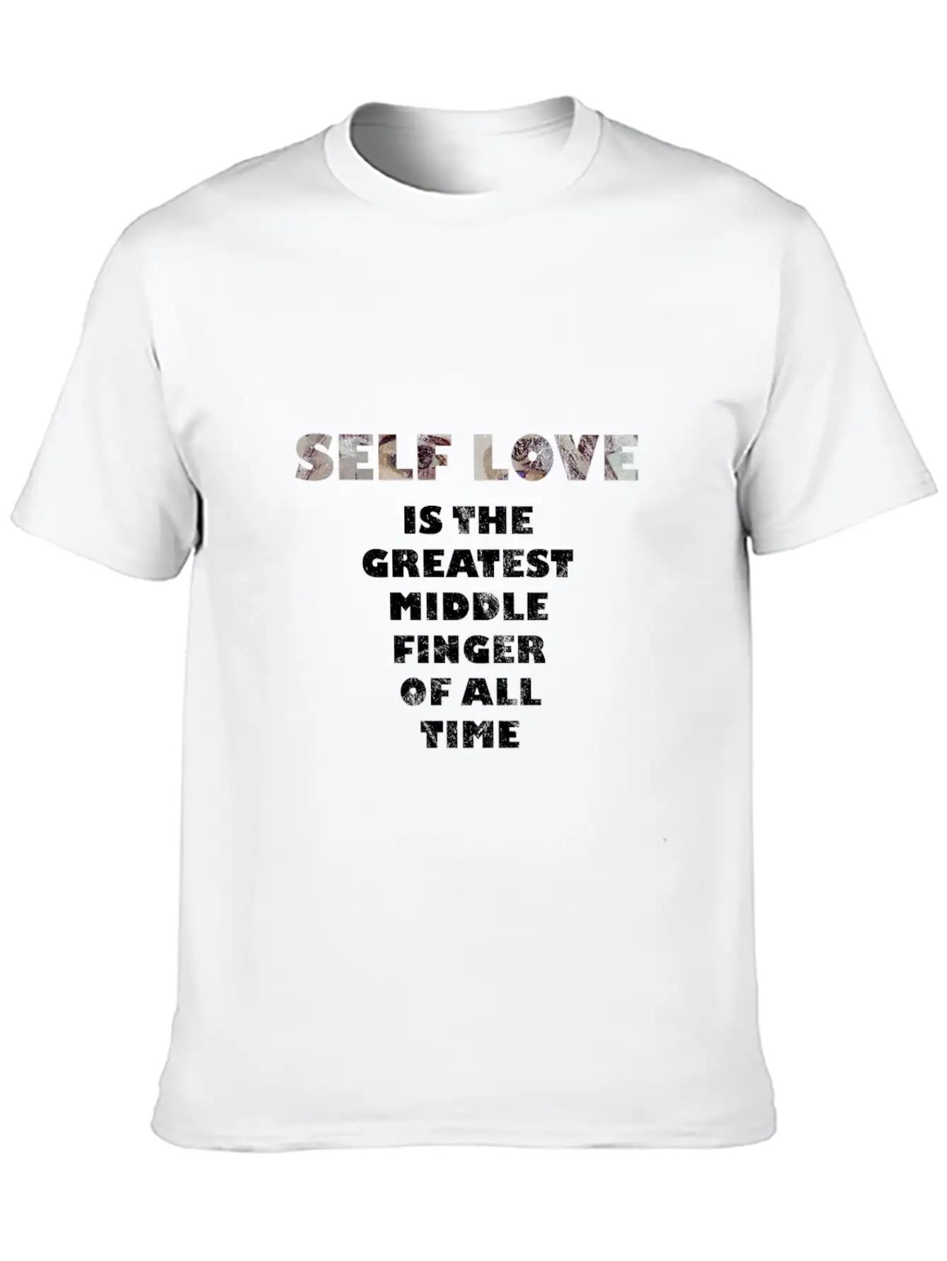 #Self-Love Timeless Short Sleeve Tee – Comfy And Minimalist Design