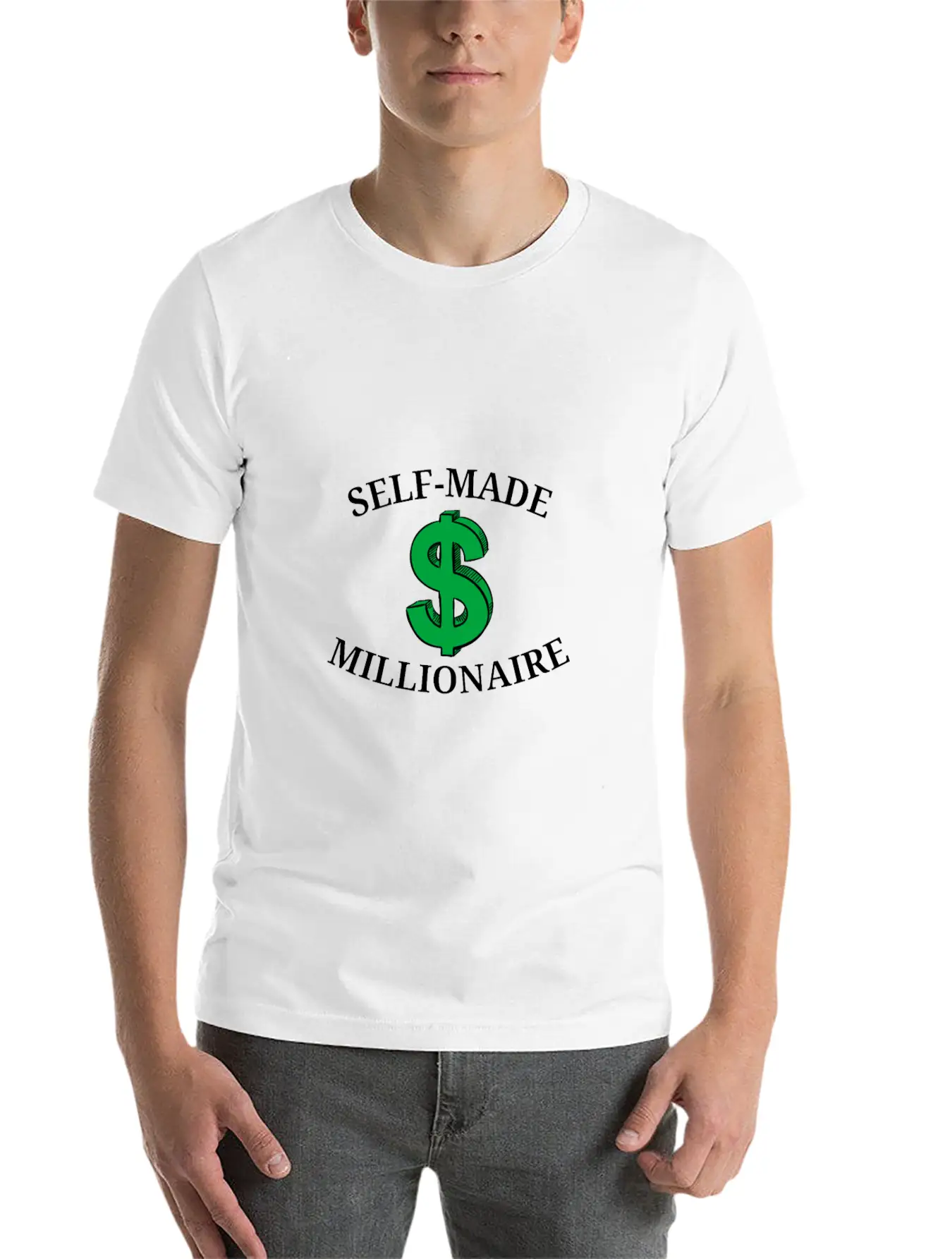 Self-made Millionaire Timeless Short Sleeve Tee – Comfy And Minimalist Design