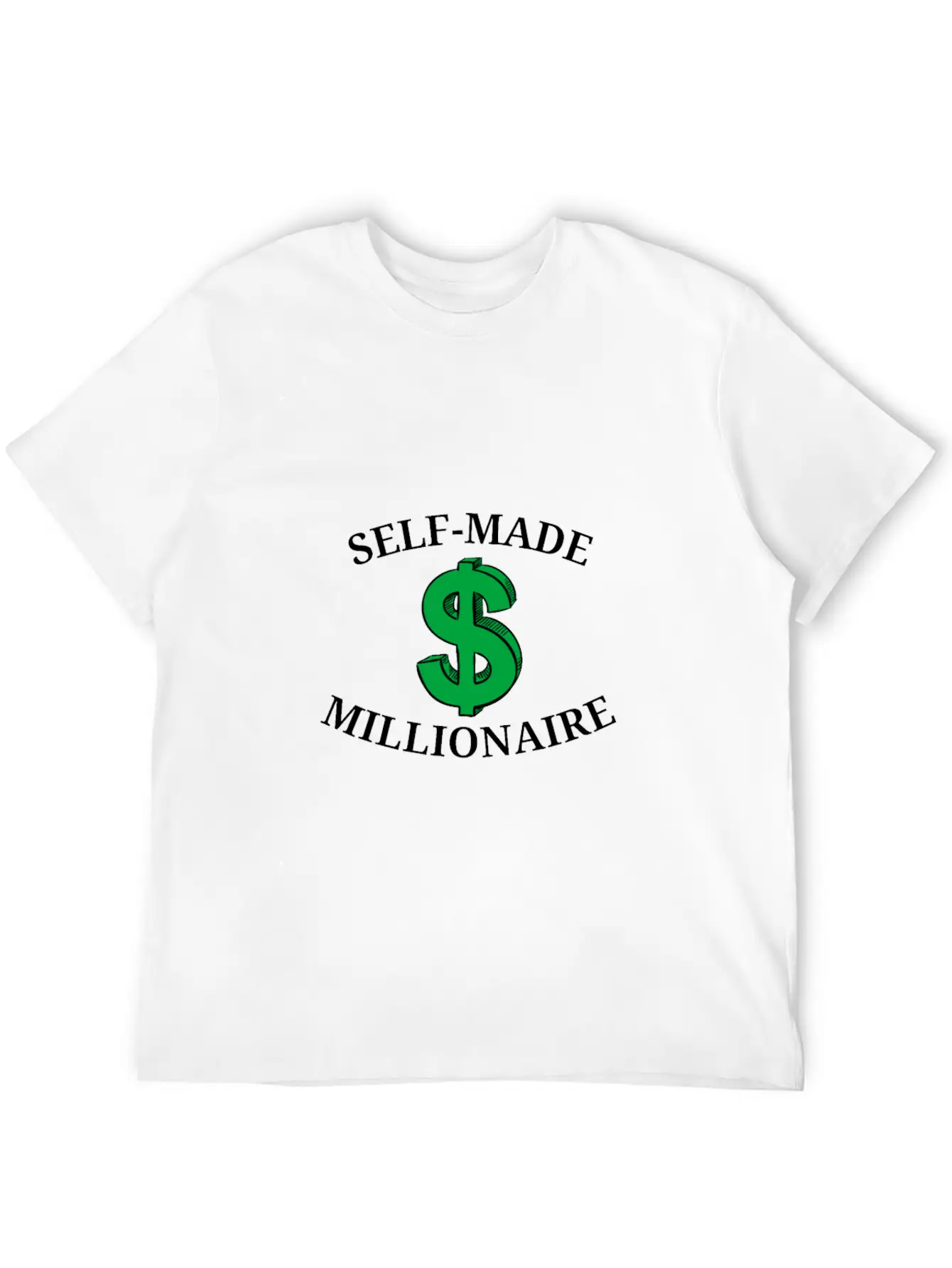 Self-made Millionaire Timeless Short Sleeve Tee – Comfy And Minimalist Design