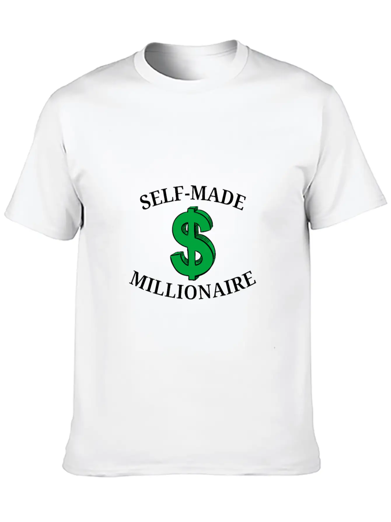 Self-made Millionaire Timeless Short Sleeve Tee – Comfy And Minimalist Design