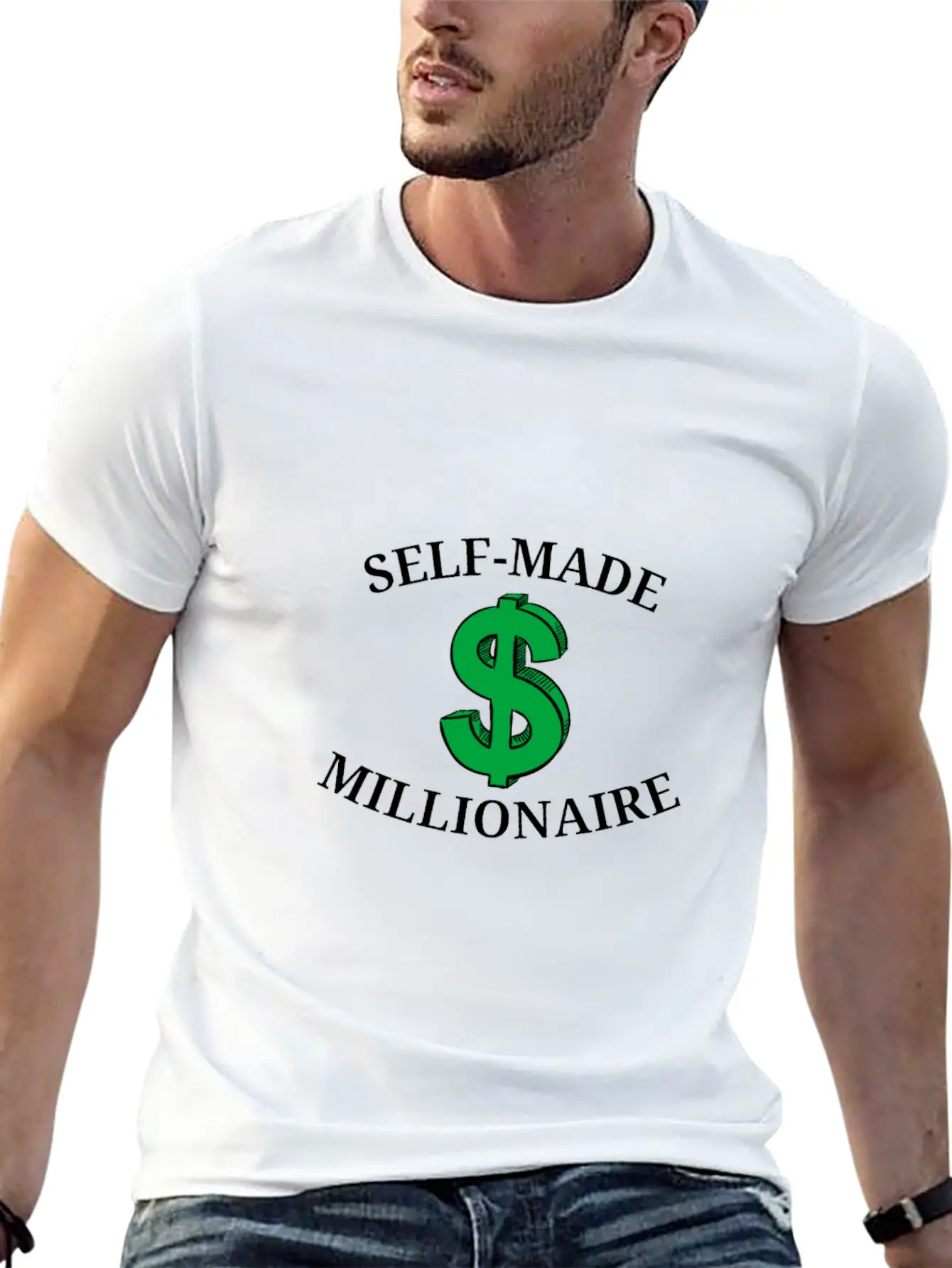 Self-made Millionaire Timeless Short Sleeve Tee – Comfy And Minimalist Design