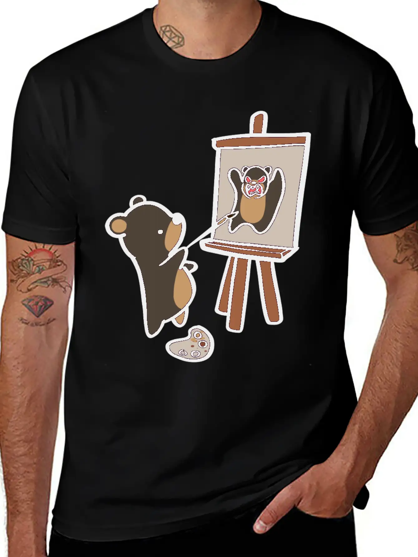 Self Pawtrait Comfortable Minimalist Graphic Tee – Summer Style Essential