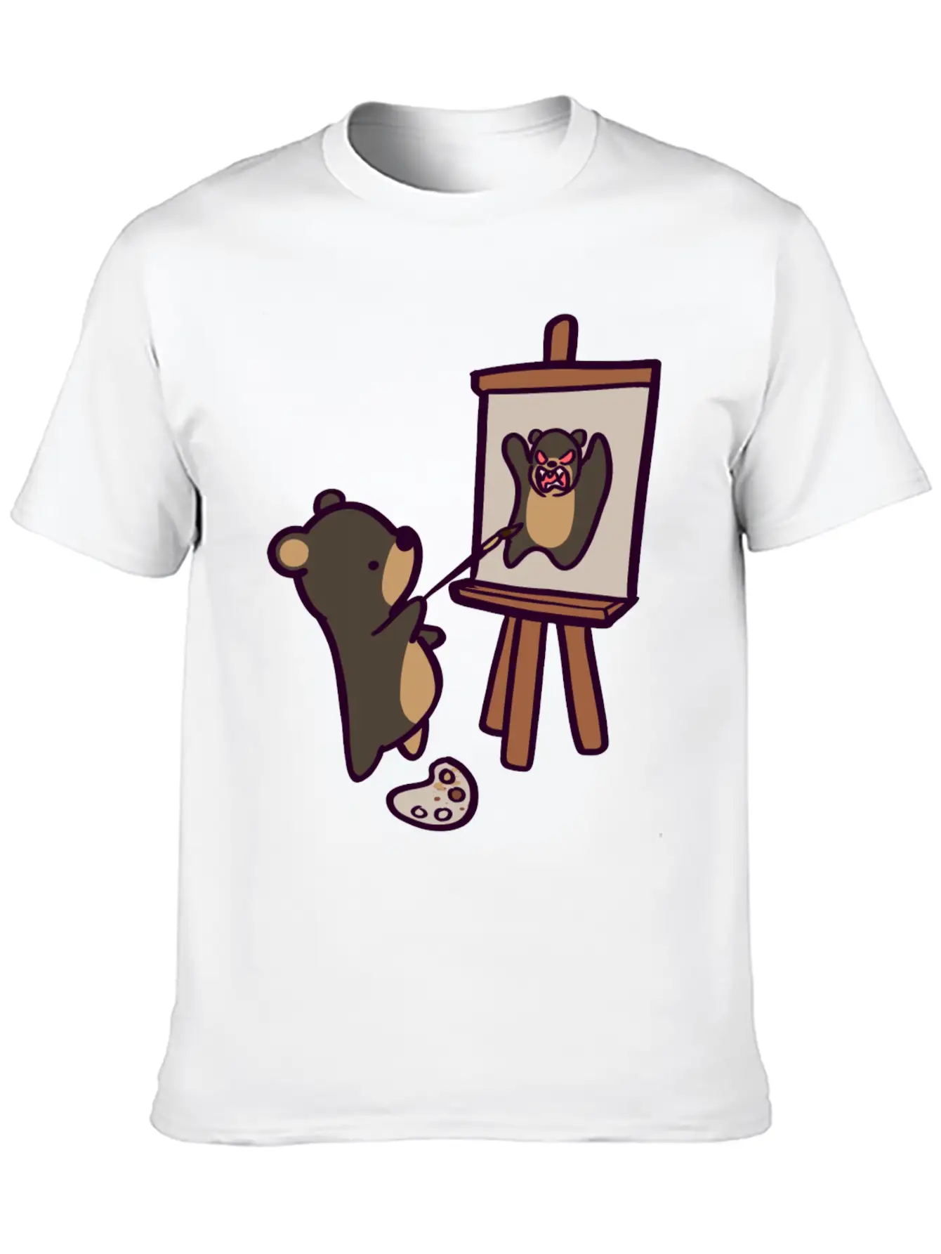 Self Pawtrait Comfortable Minimalist Graphic Tee – Summer Style Essential