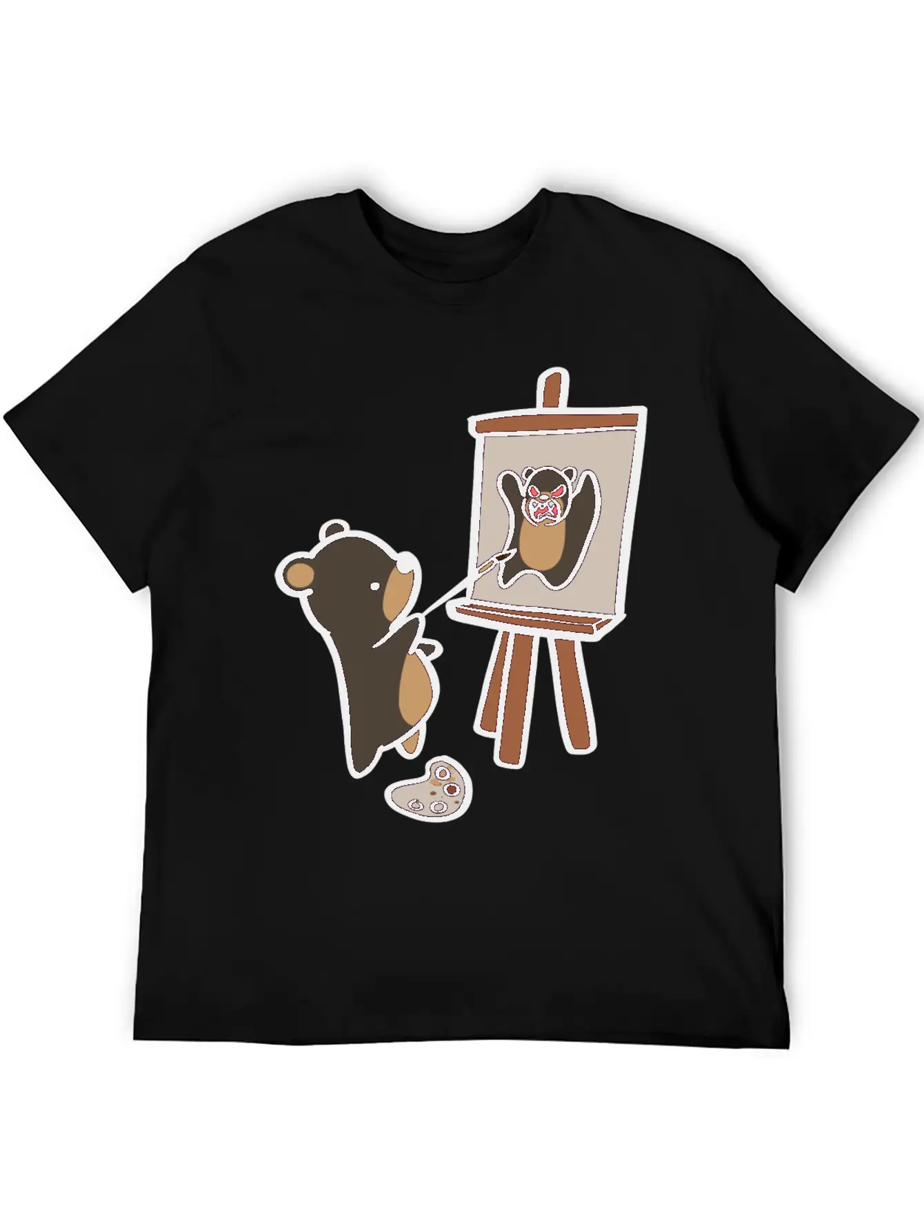 Self Pawtrait Comfortable Minimalist Graphic Tee – Summer Style Essential
