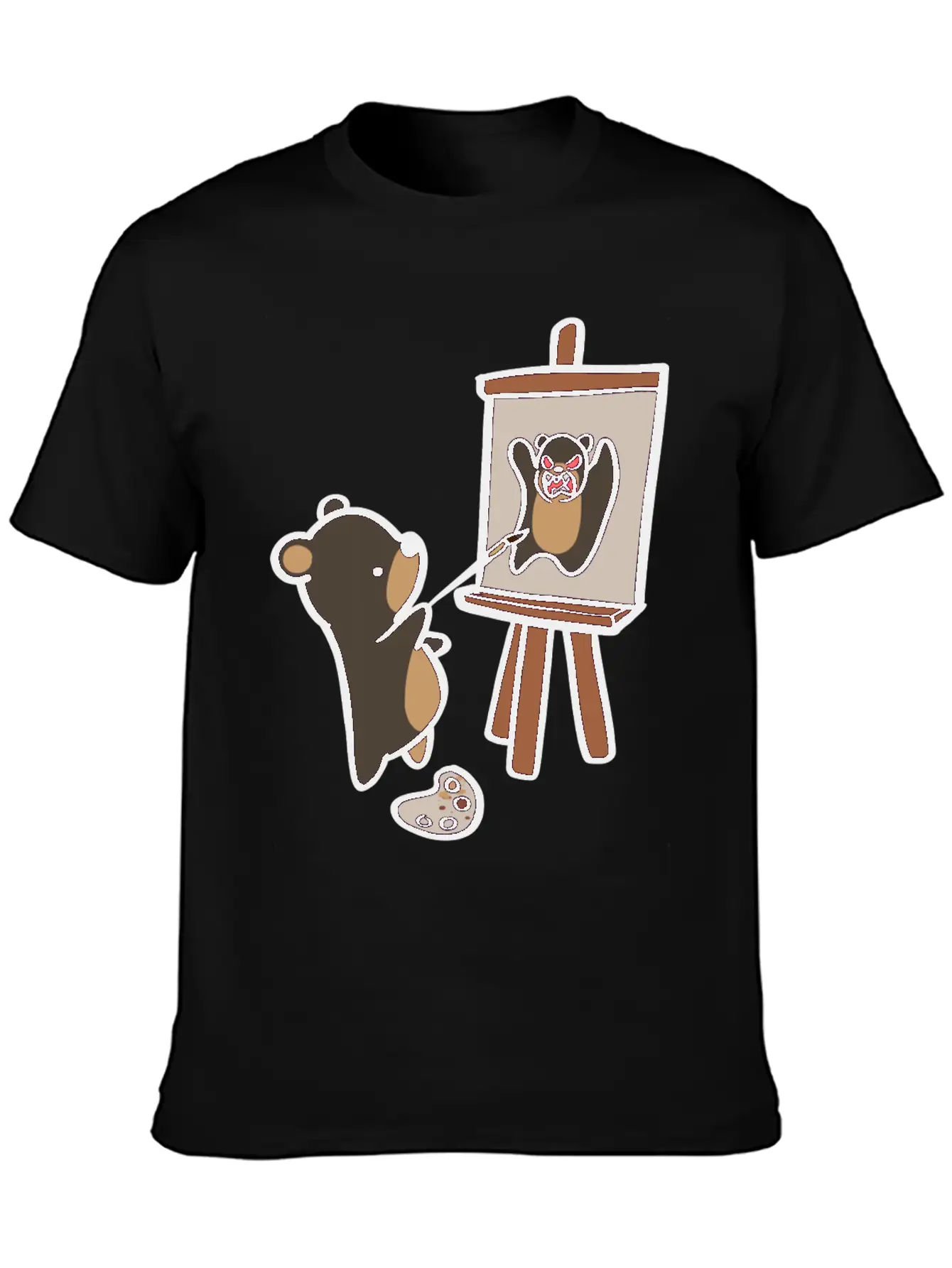 Self Pawtrait Comfortable Minimalist Graphic Tee – Summer Style Essential