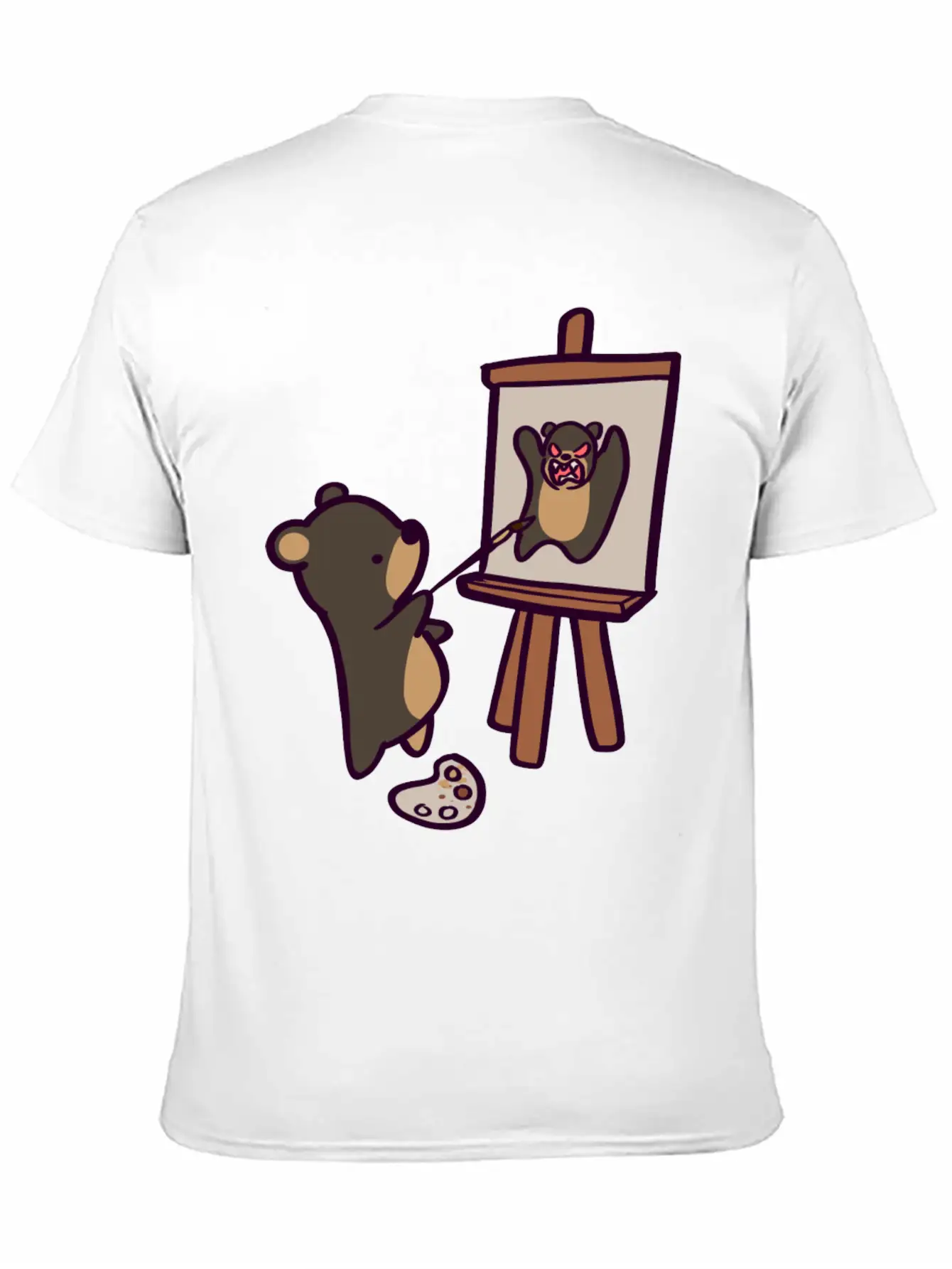 Self Pawtrait Comfortable Minimalist Graphic Tee – Summer Style Essential