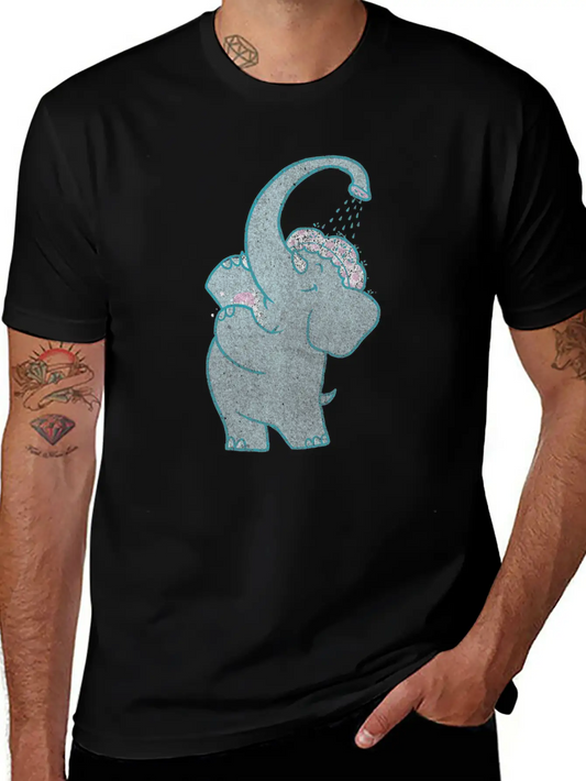 Self Shower Basic Graphic T-Shirt – Daily Comfort In Soft Cotton