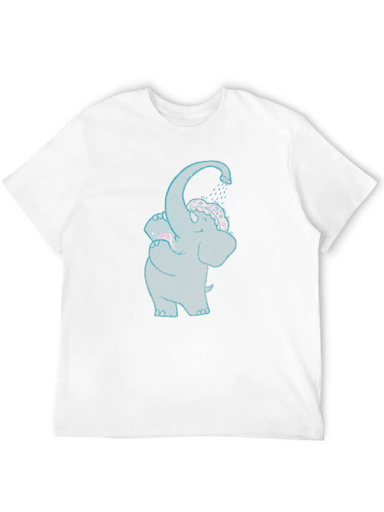 Self Shower Basic Graphic T-Shirt – Daily Comfort In Soft Cotton