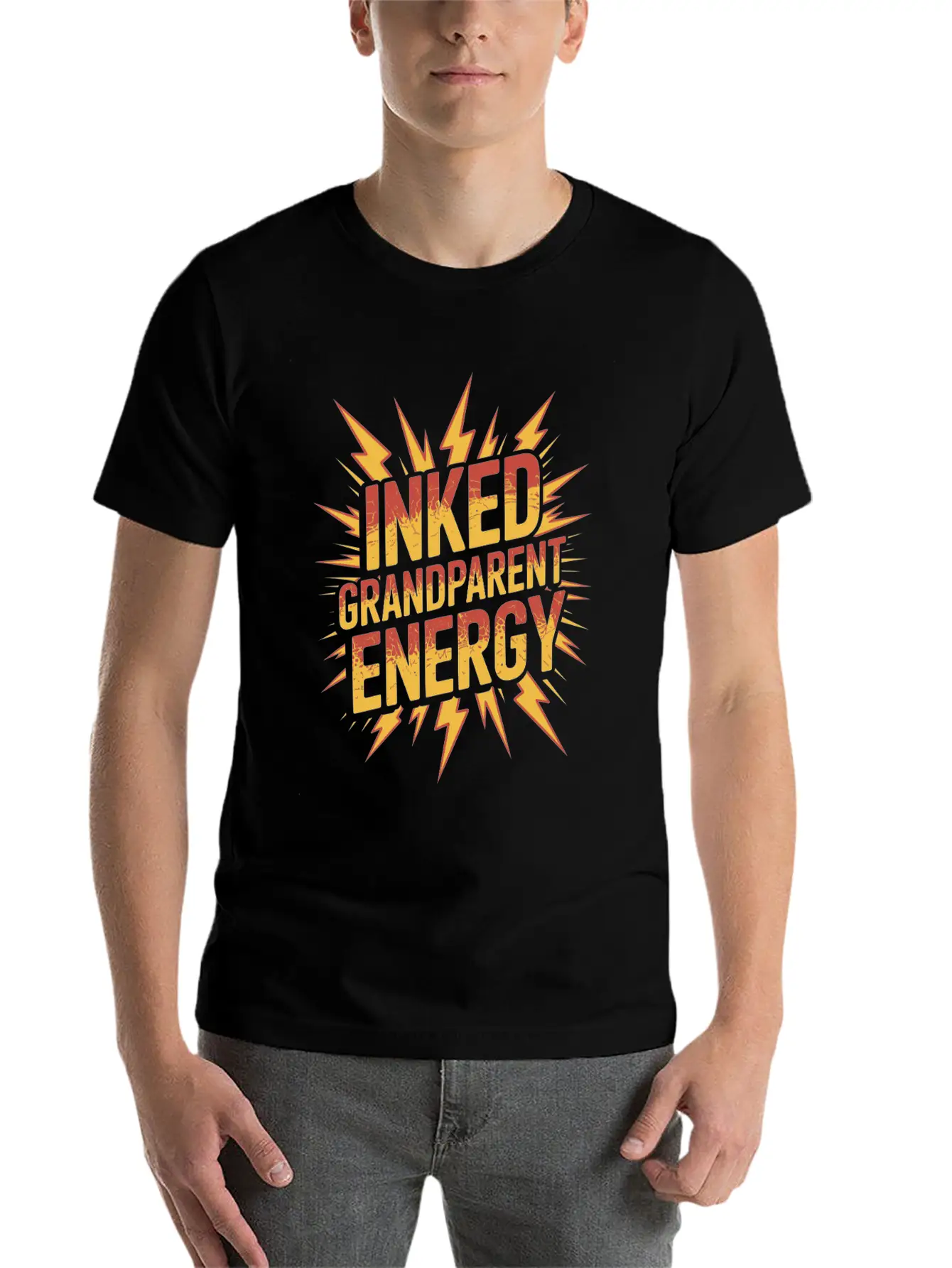 Seniors With Tattoos Inked Pride Aging Rebel Cool Timeless Short Sleeve Tee – Comfy And Minimalist Design