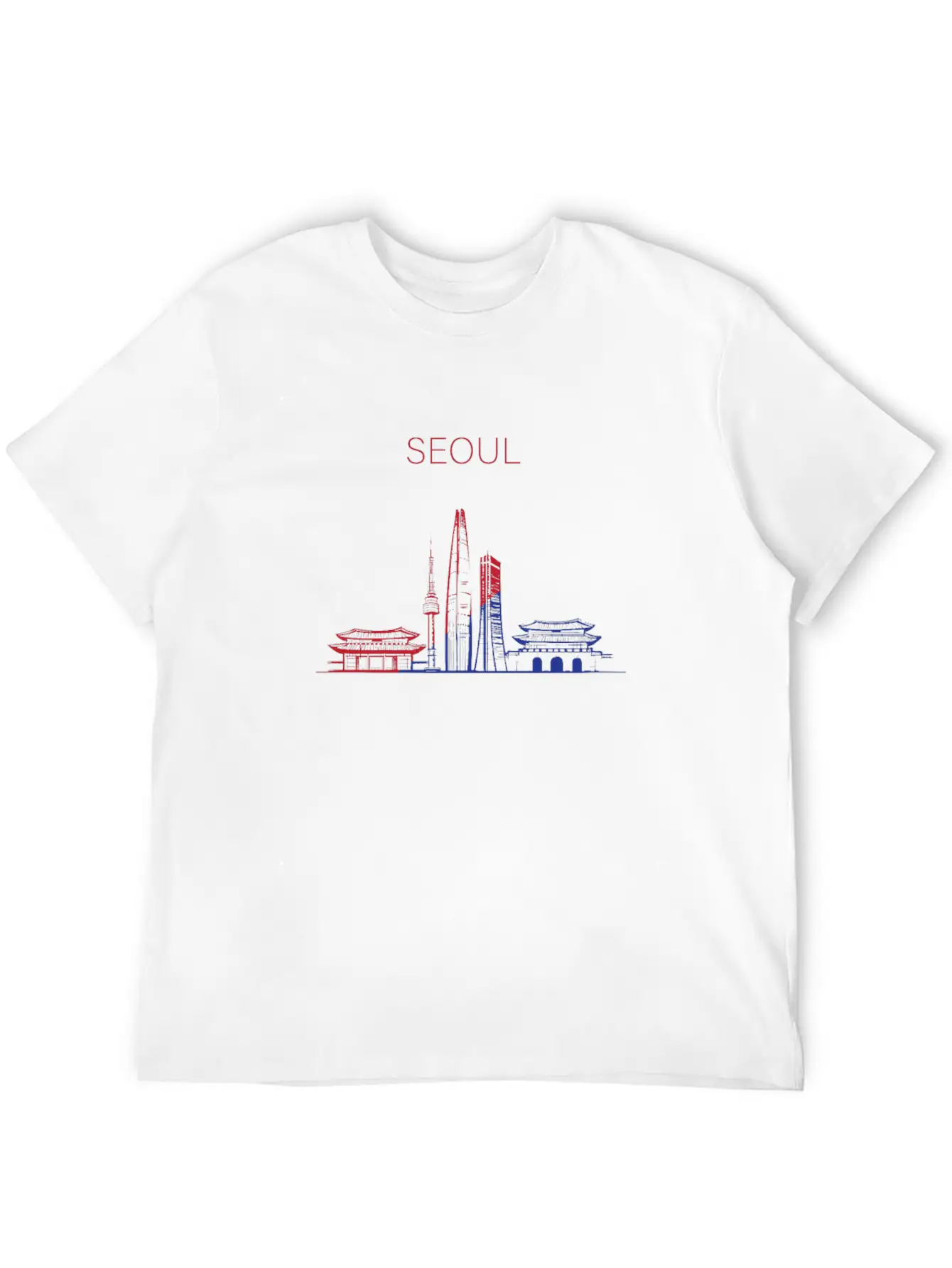 Seoul Korea... K-Pop Unisex Short Sleeve Soft Cotton T-Shirt – Casual Everyday Wear