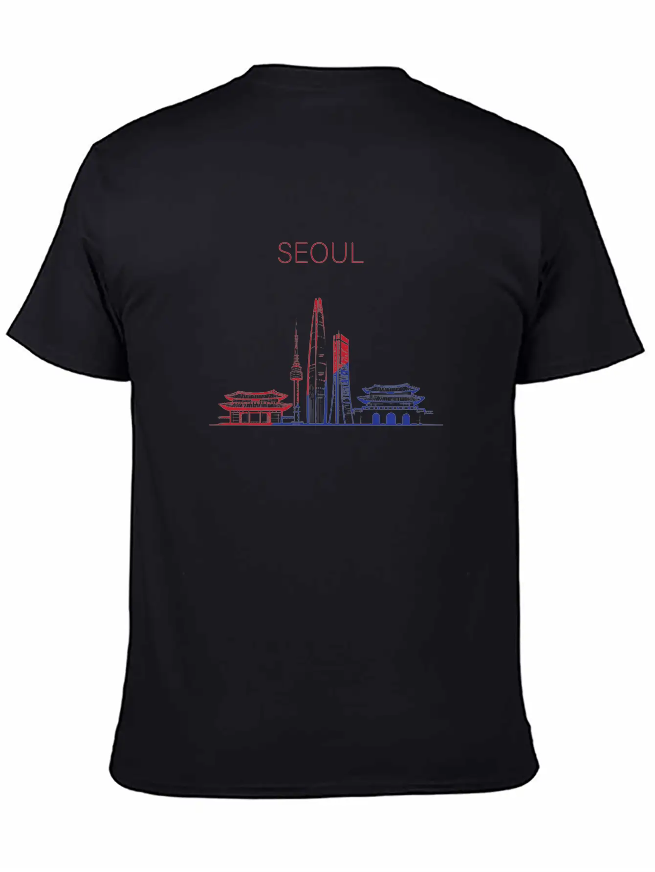 Seoul Korea... K-Pop Unisex Short Sleeve Soft Cotton T-Shirt – Casual Everyday Wear