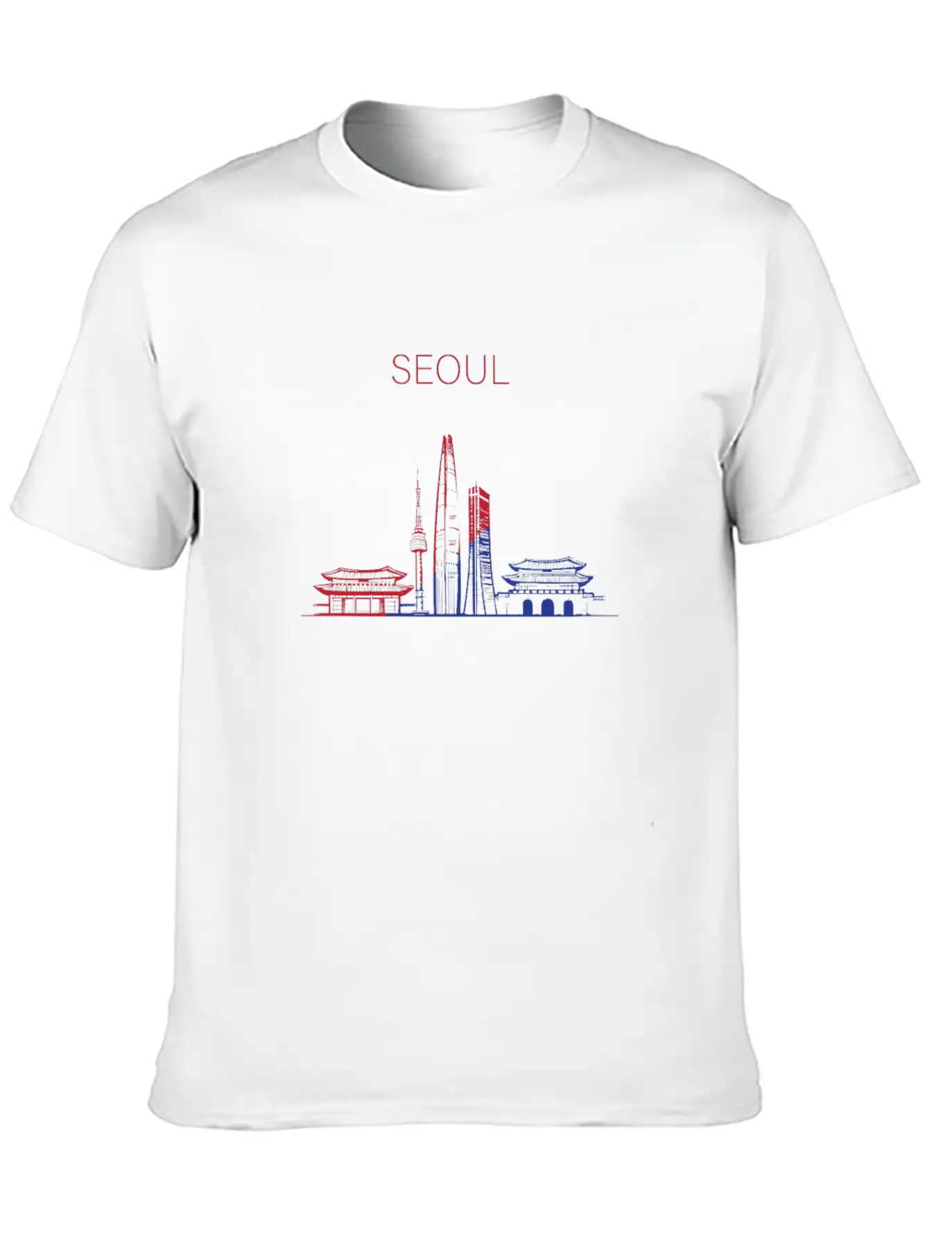 Seoul Korea... K-Pop Unisex Short Sleeve Soft Cotton T-Shirt – Casual Everyday Wear