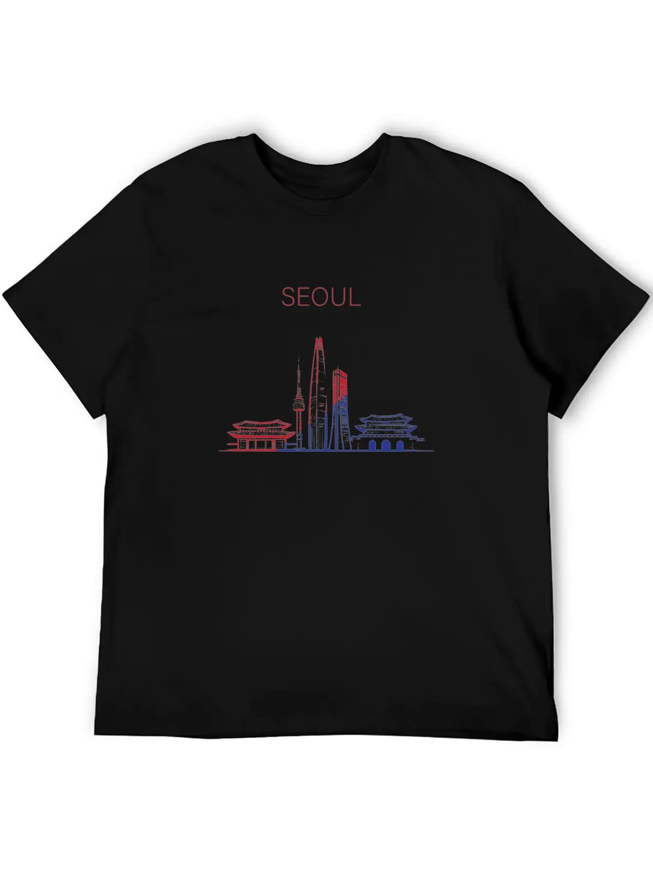 Seoul Korea... K-Pop Unisex Short Sleeve Soft Cotton T-Shirt – Casual Everyday Wear